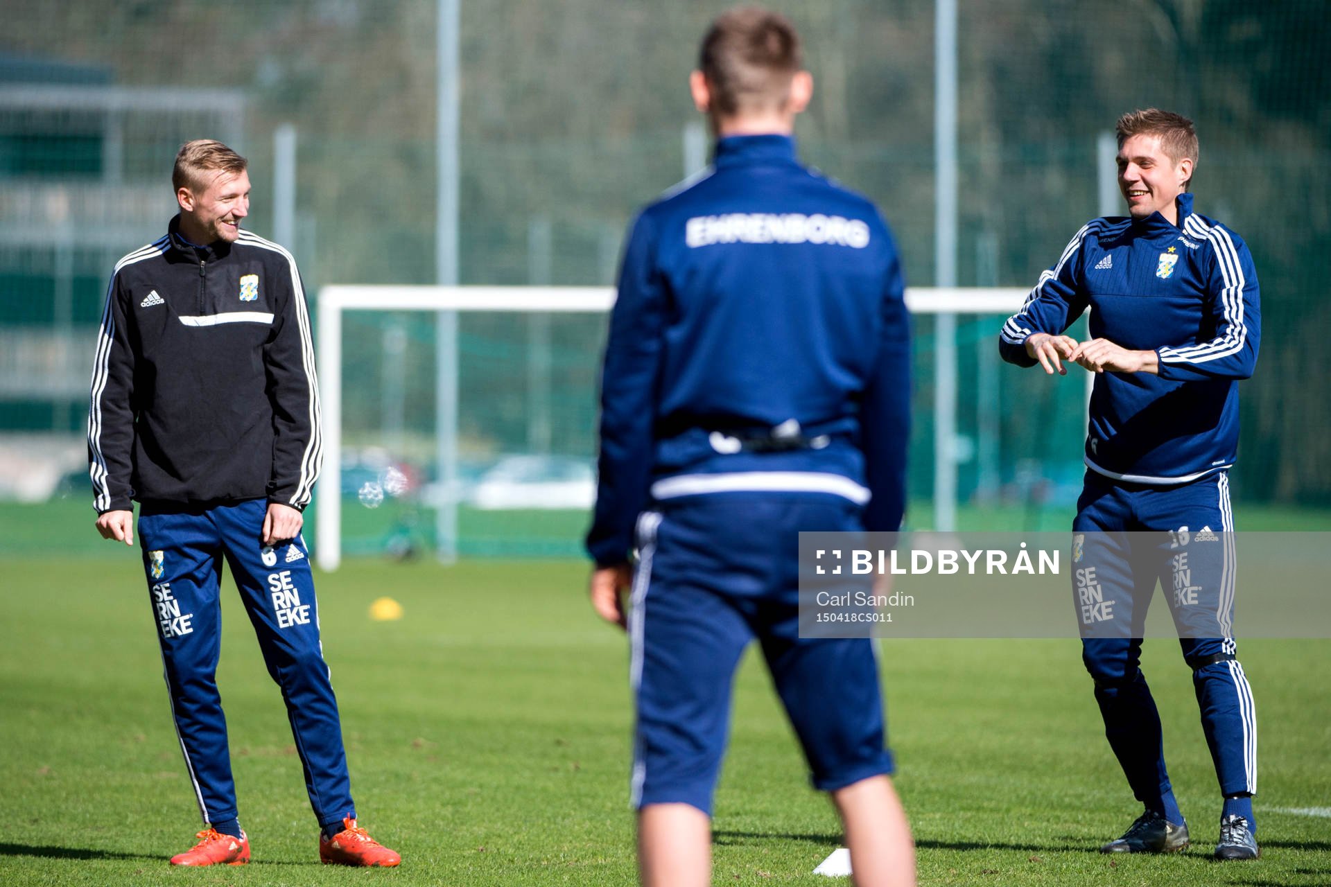 IFK Göteborgs Sebastian Eriksson och Mikael Boman