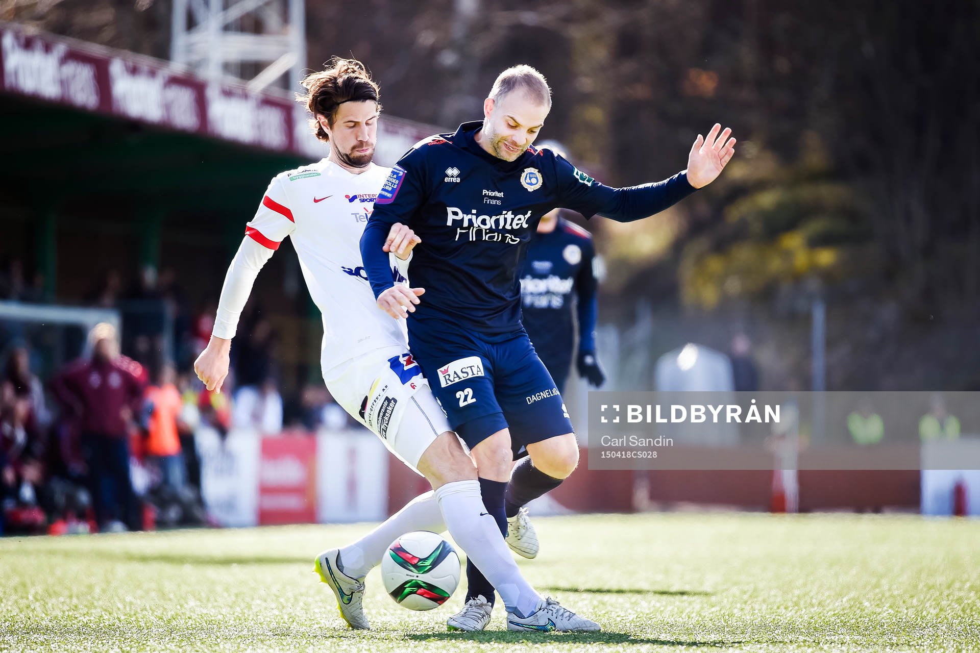 Assyriska Linus Malmborg (K) och Utsiktens Daniel Forsell