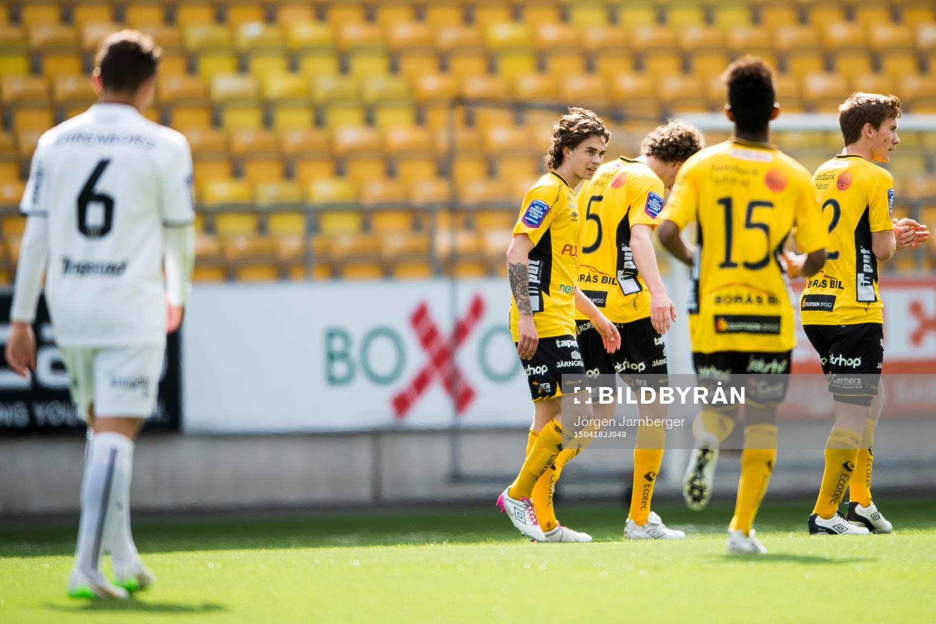 Elfsborg Rasmus Rosenqvist har precis gjort 3-1 och jublar