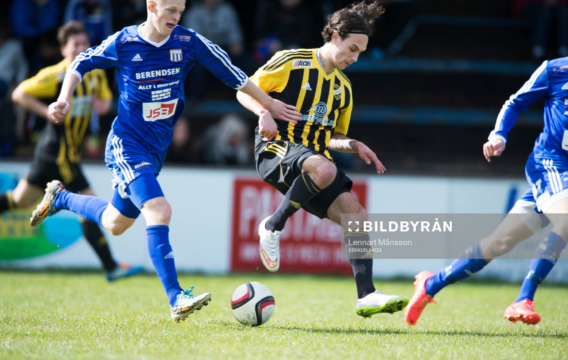 IFK Hässleholms Karim Al-Asi i matchen i division 2 mellan