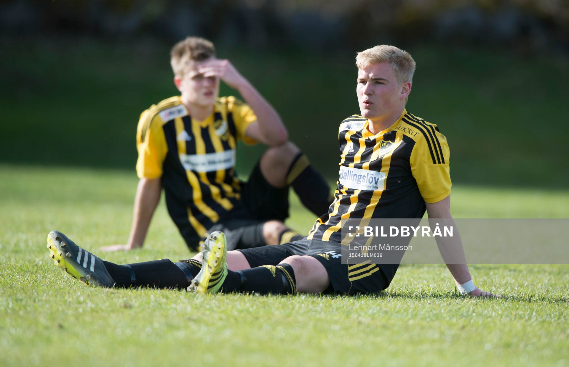 IFK Hässleholms Niklas Jönsson och Linus Svensson deppar