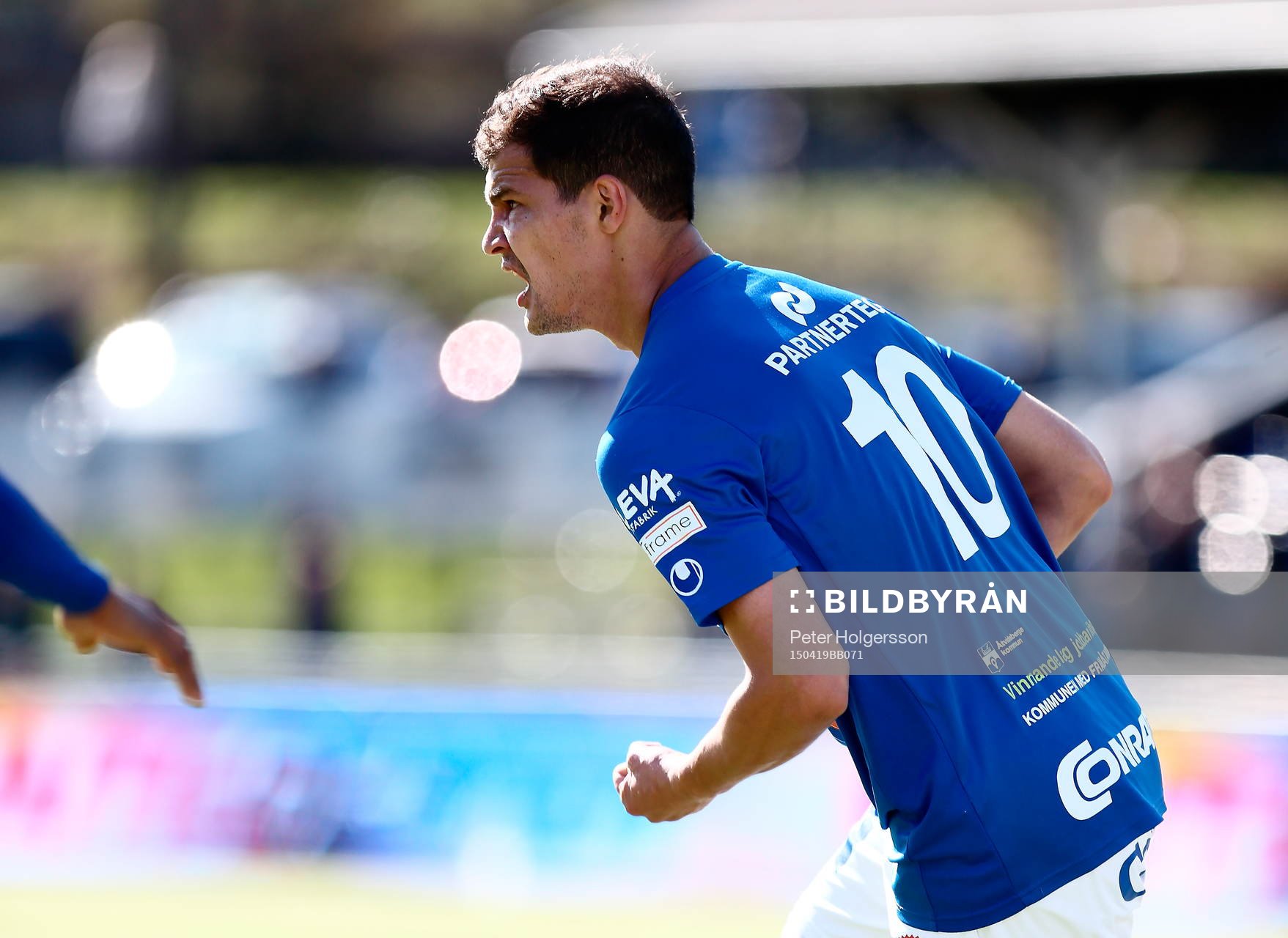Åtvidabergs Mauricio Albornoz jublar