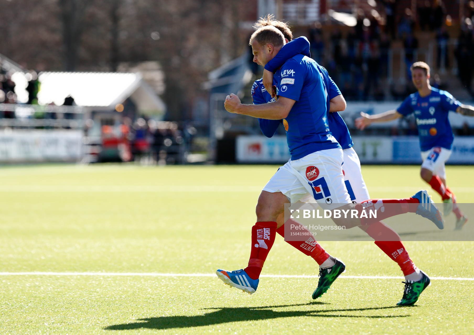 Åtvidabergs Kristian Bergström jublar