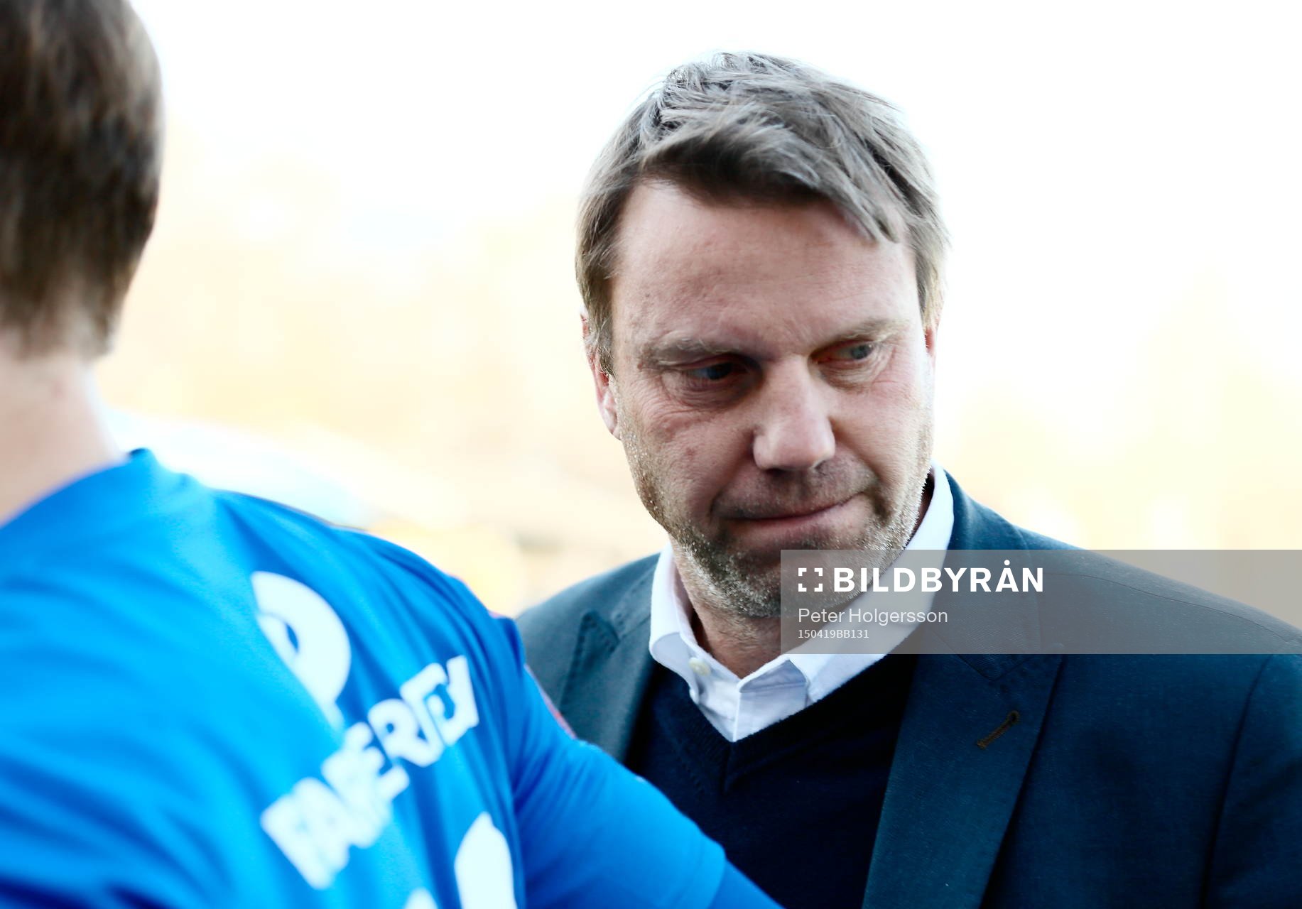 Falkenbergs tränare Hans Eklund