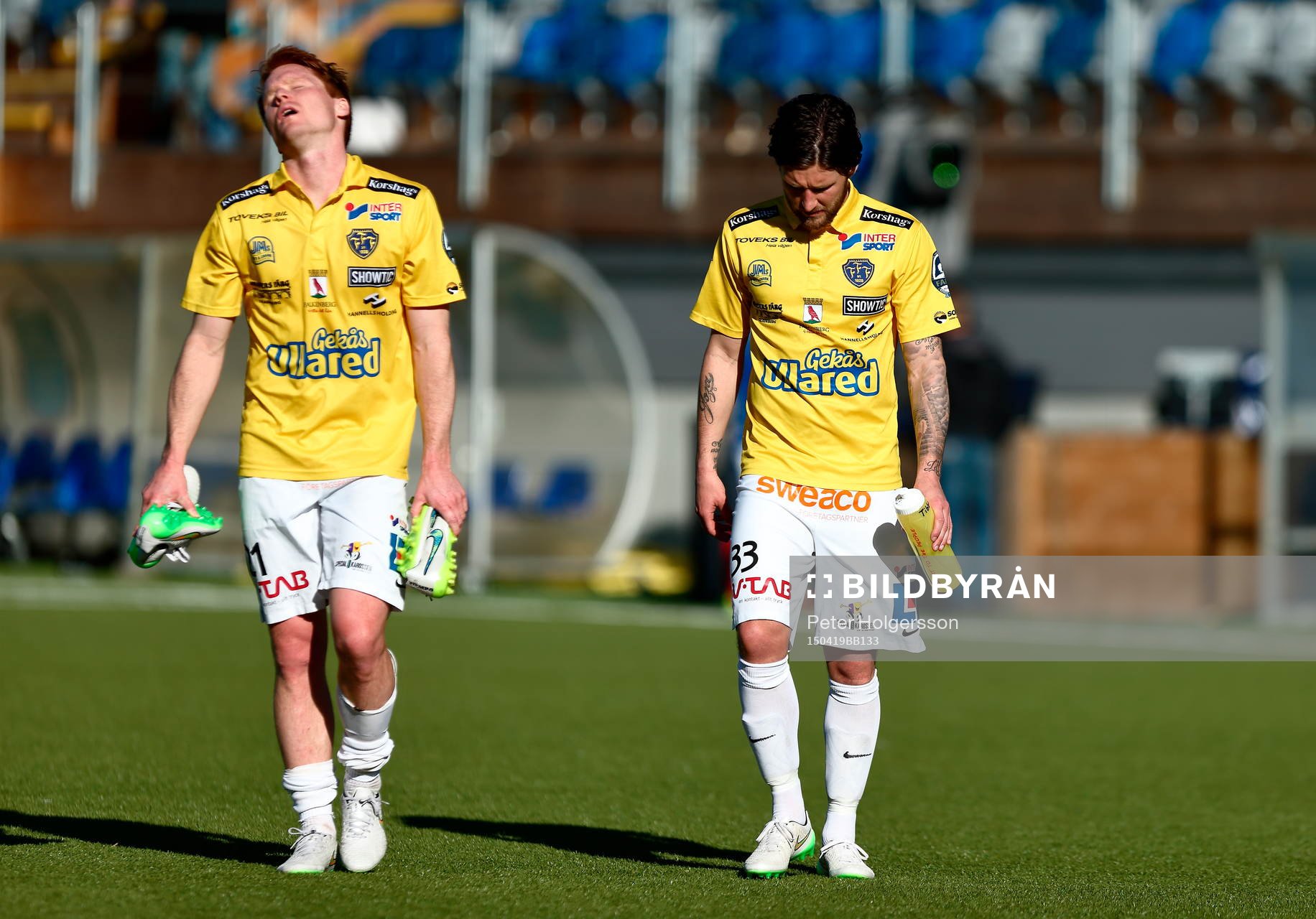 Falkenbergs Dan Keat och Tibor Joza deppar