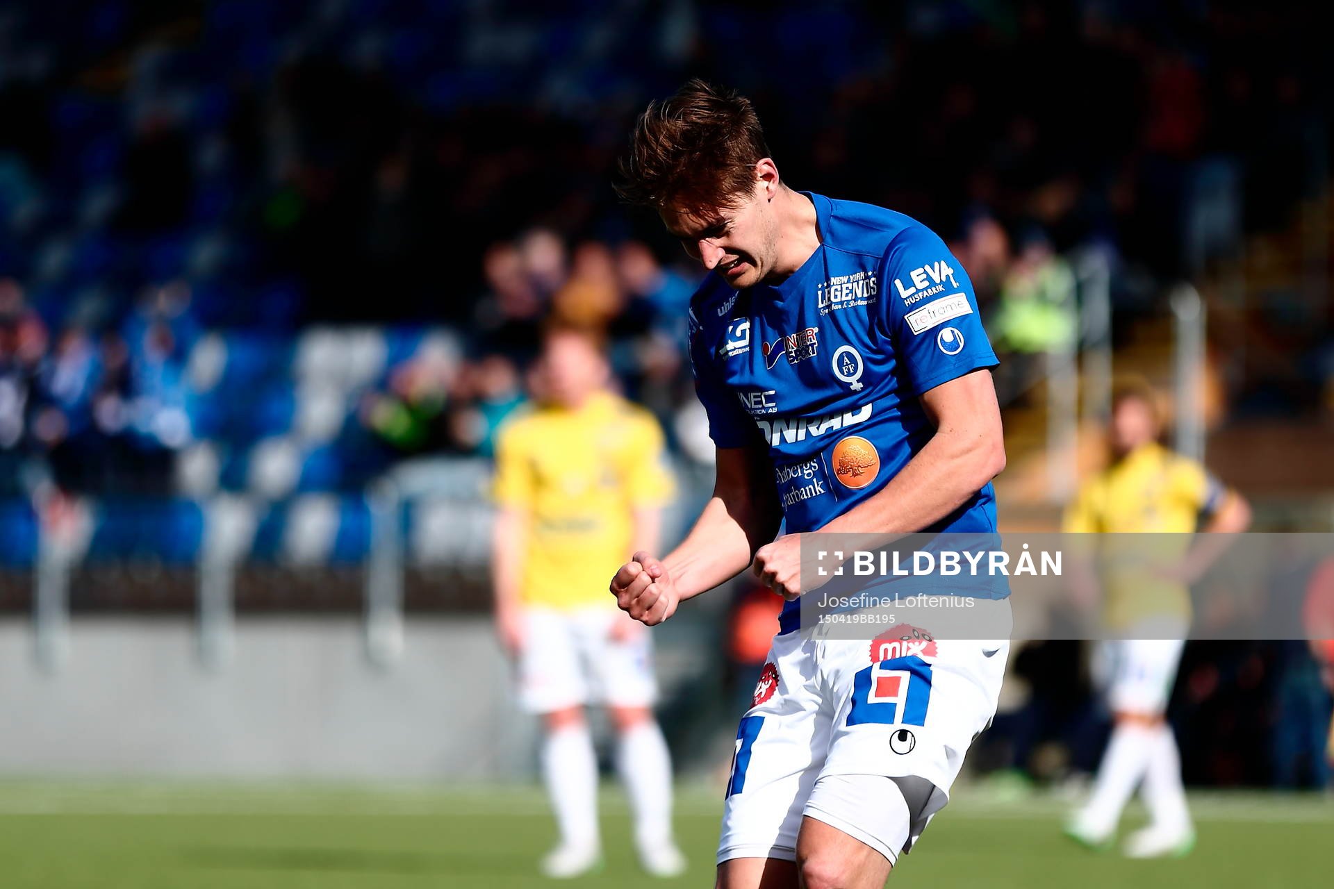 Åtvidabergs Victor Sköld jublar