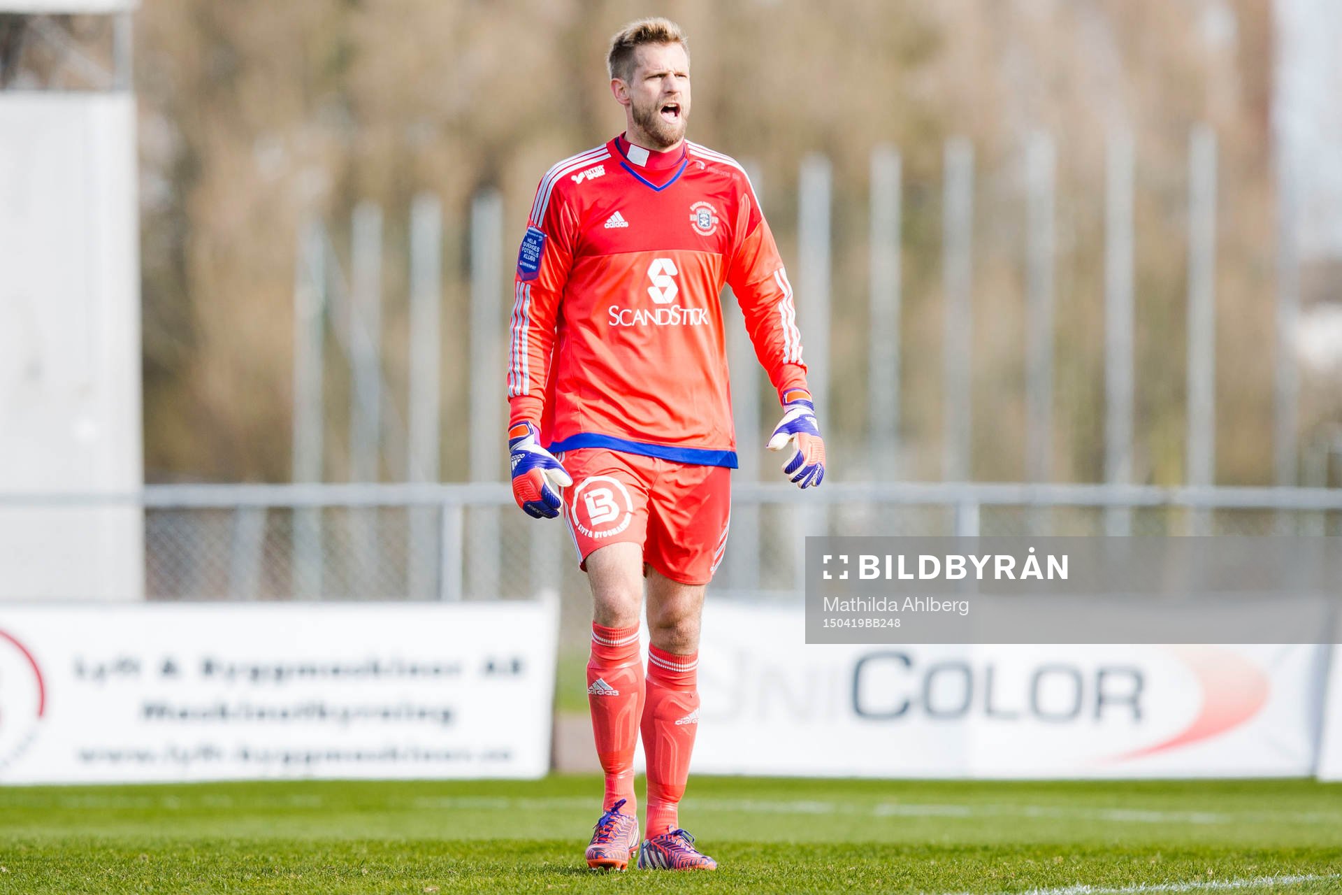 Ängelholms målvakt Oscar Berglund