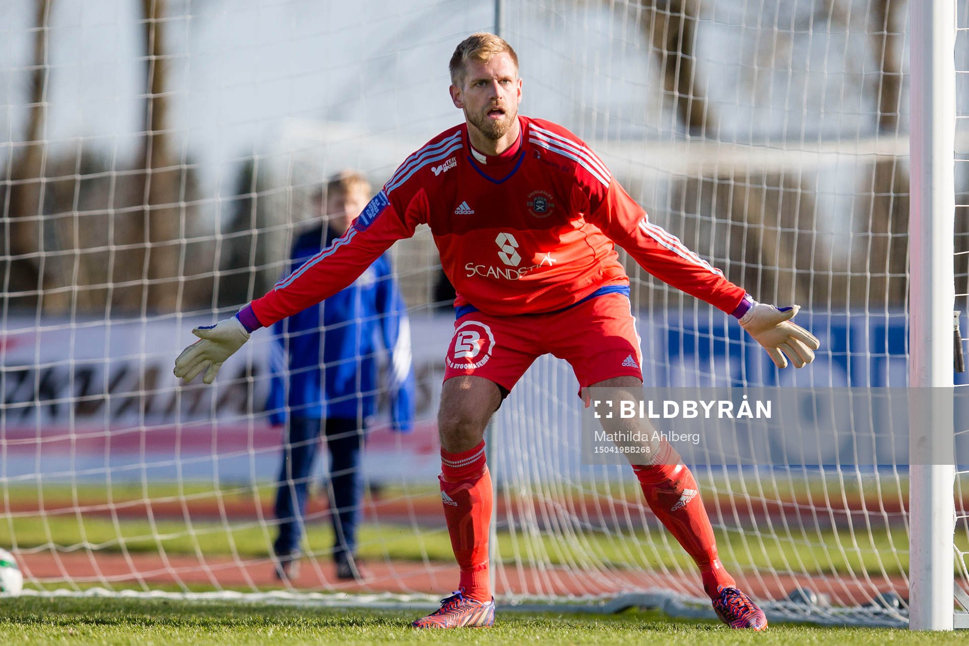 Ängelholms målvakt Oscar Berglund
