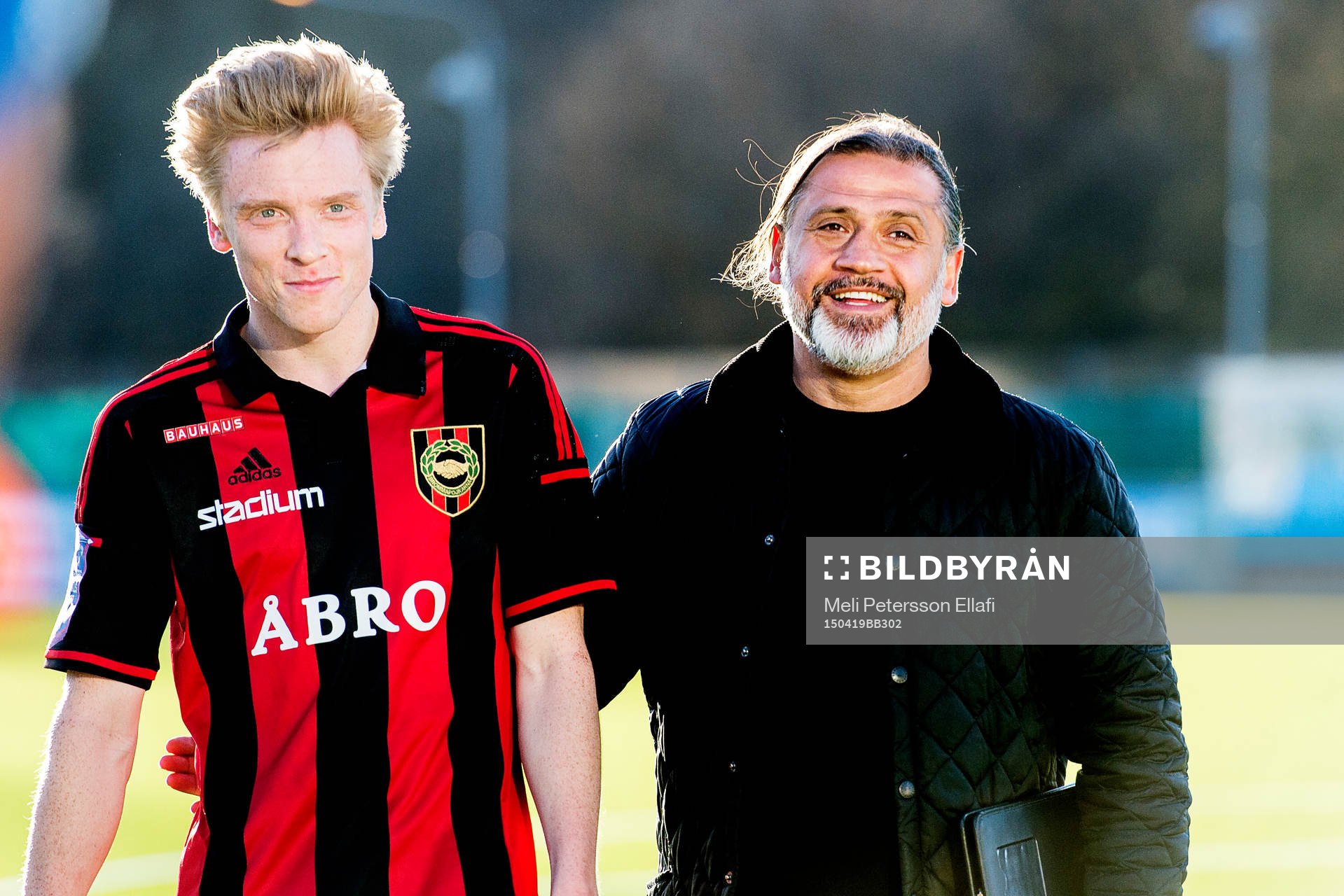 Brommapojkarnas Gustav Sandberg Magnusson och Athletics