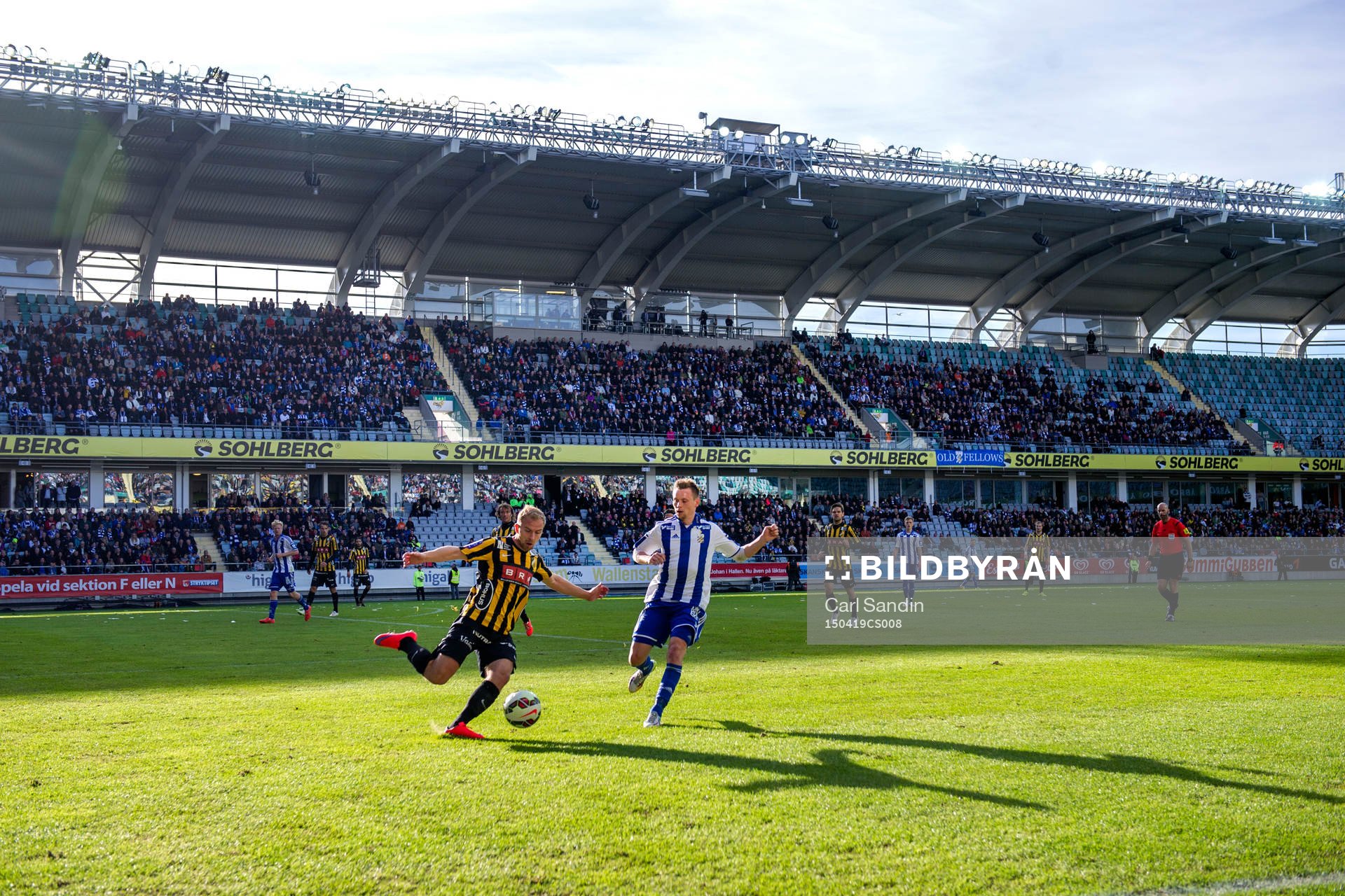 Häckens Kari Arkivuo och IFK Göteborgs Jakob Ankersen