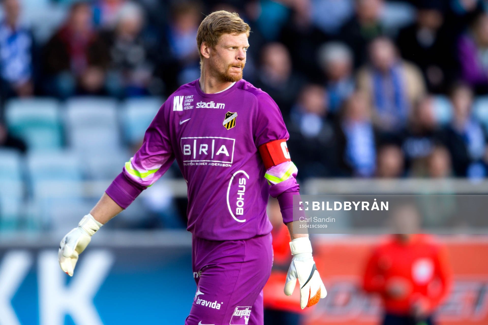 Häckens målvakt Christoffer Källqvist