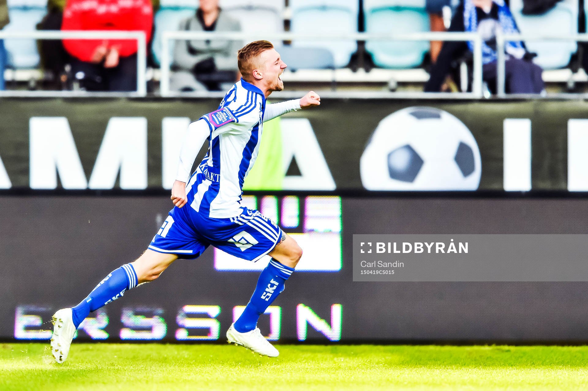 IFK Göteborgs Sebastian Eriksson firar