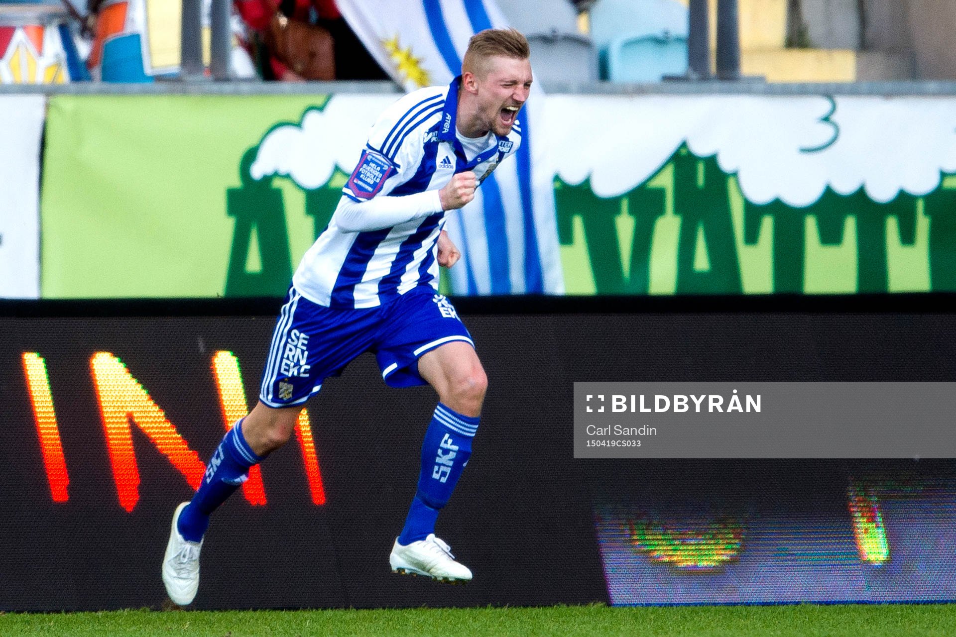 IFK Göteborgs Sebastian Eriksson jublar