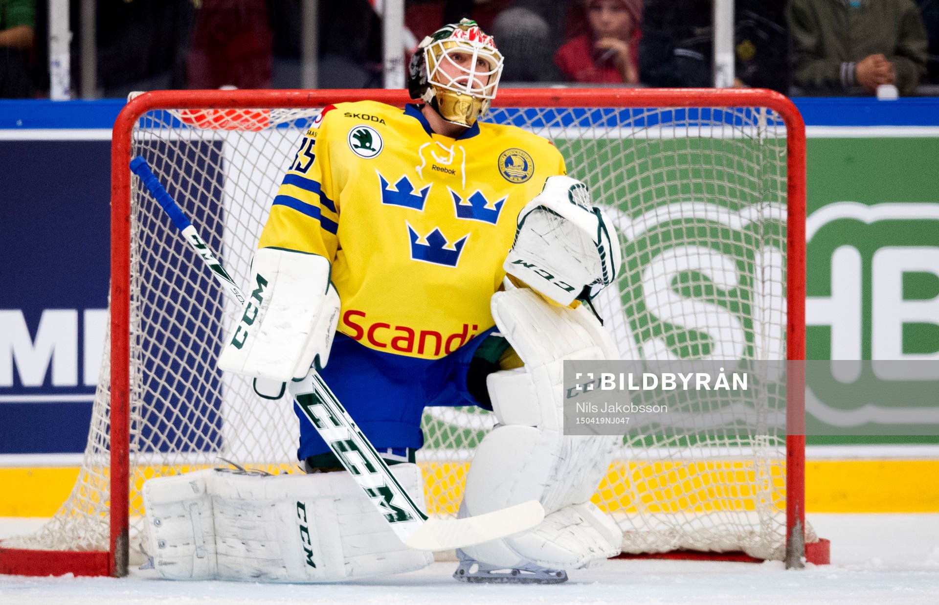 Sveriges målvakt Fredrik Petterson-Wentzel