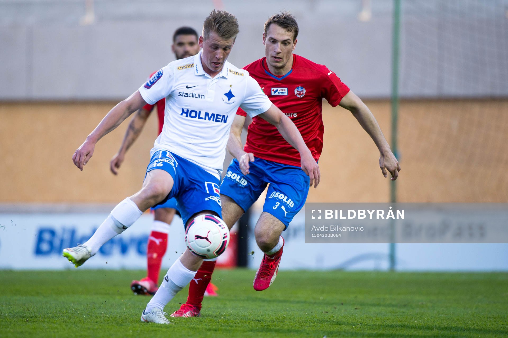 Norrköpings Joel Enarsson och Helsingborgs Frederik