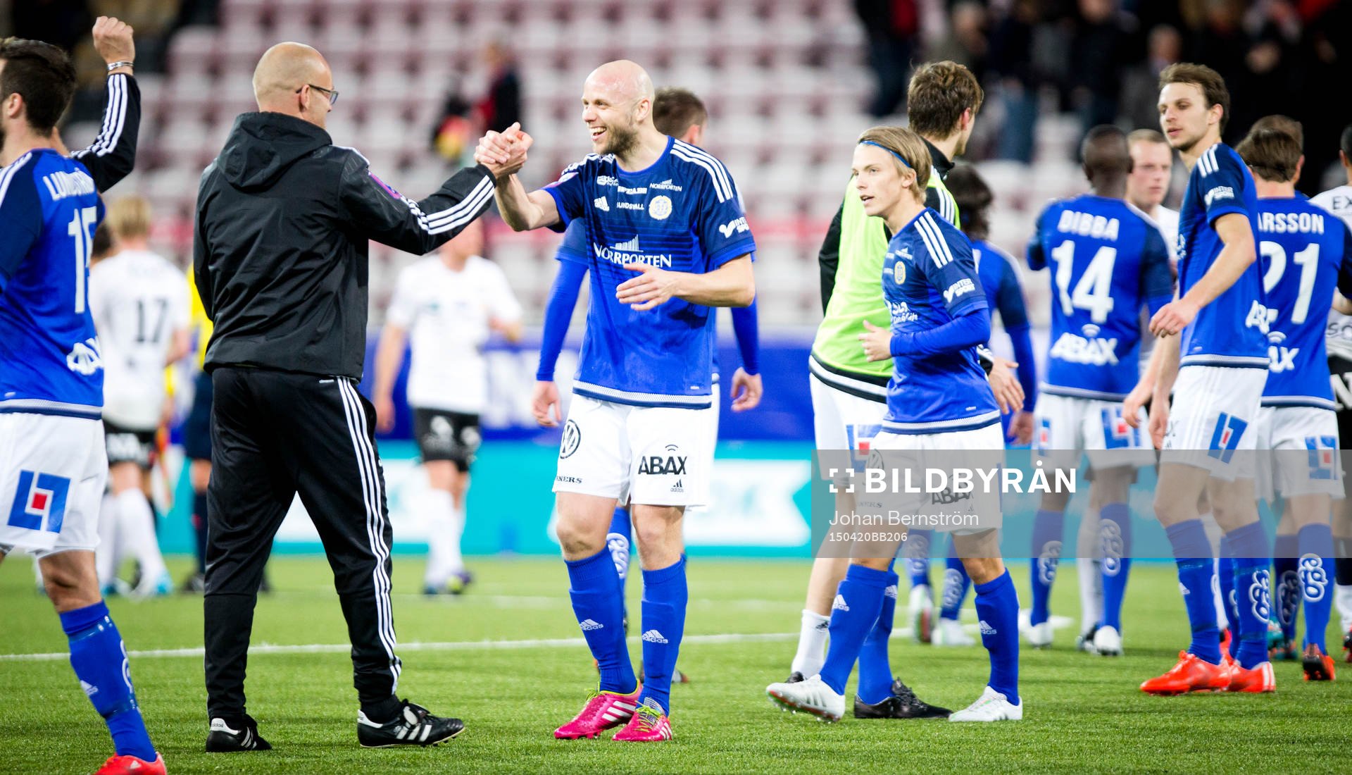 Sundsvalls tränare Joel Cedergren och Stefan Ålander