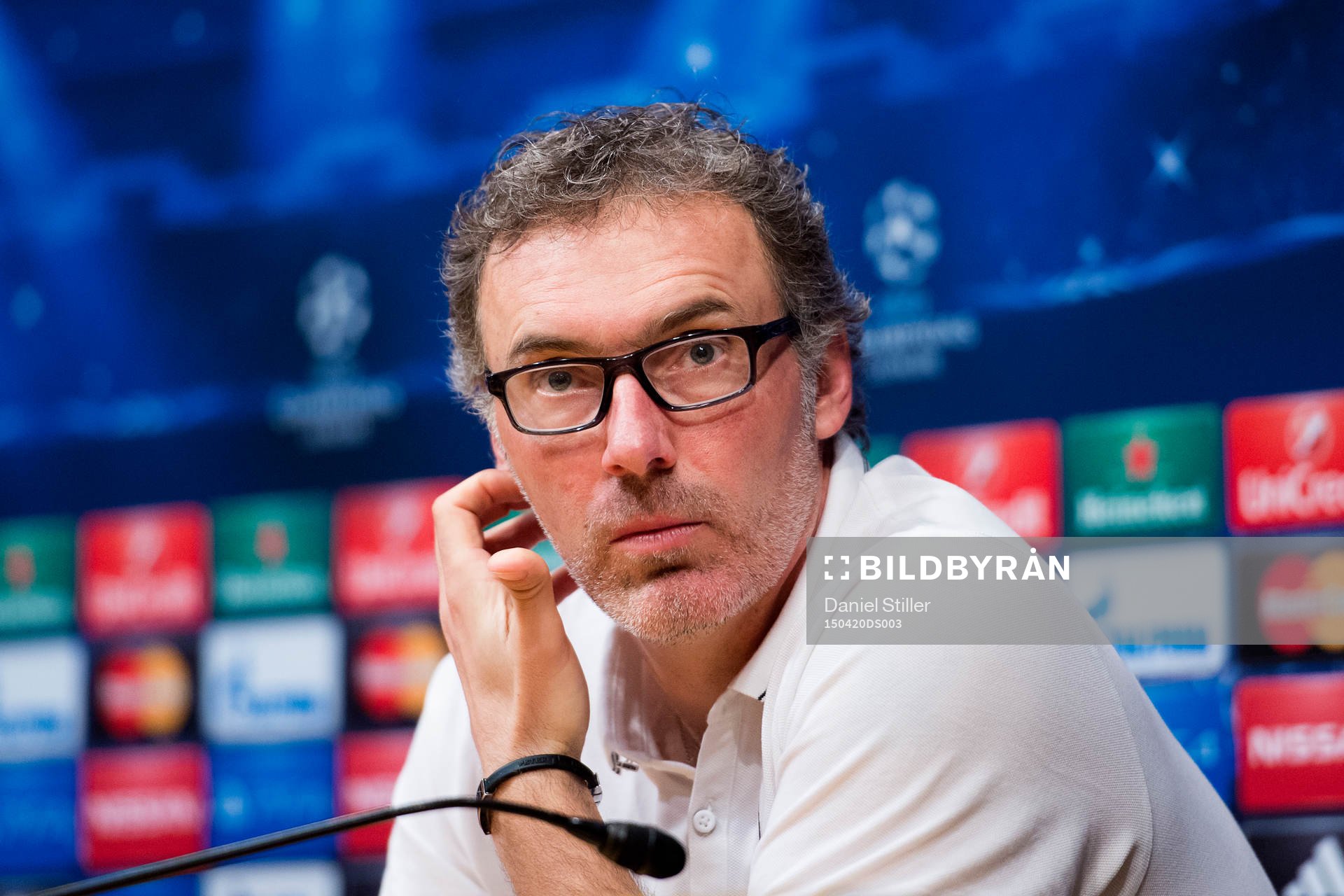 Paris Saint Germains tränare Laurent Blanc