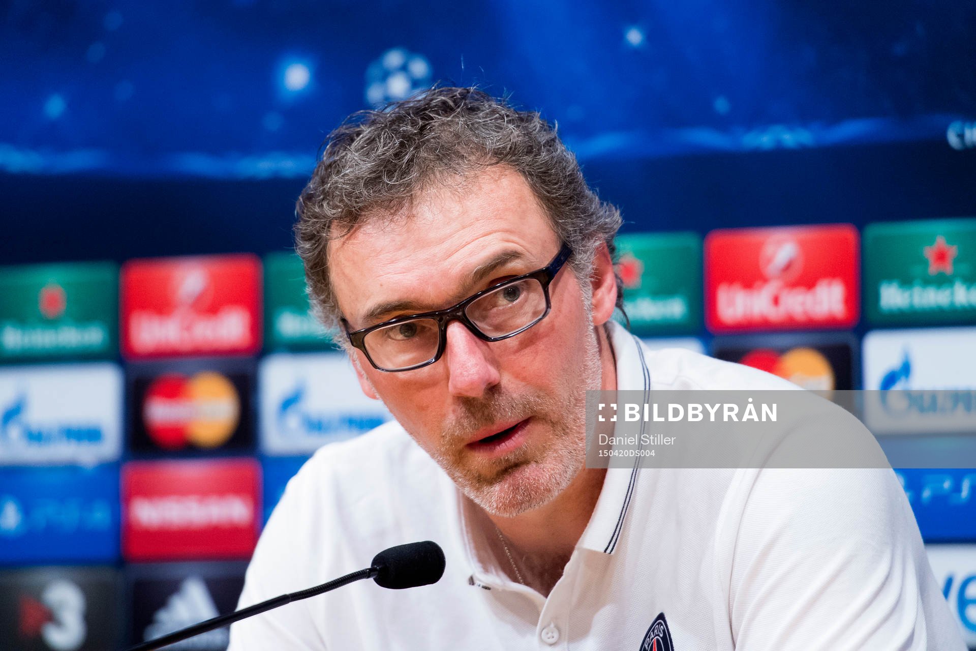 Paris Saint Germains tränare Laurent Blanc