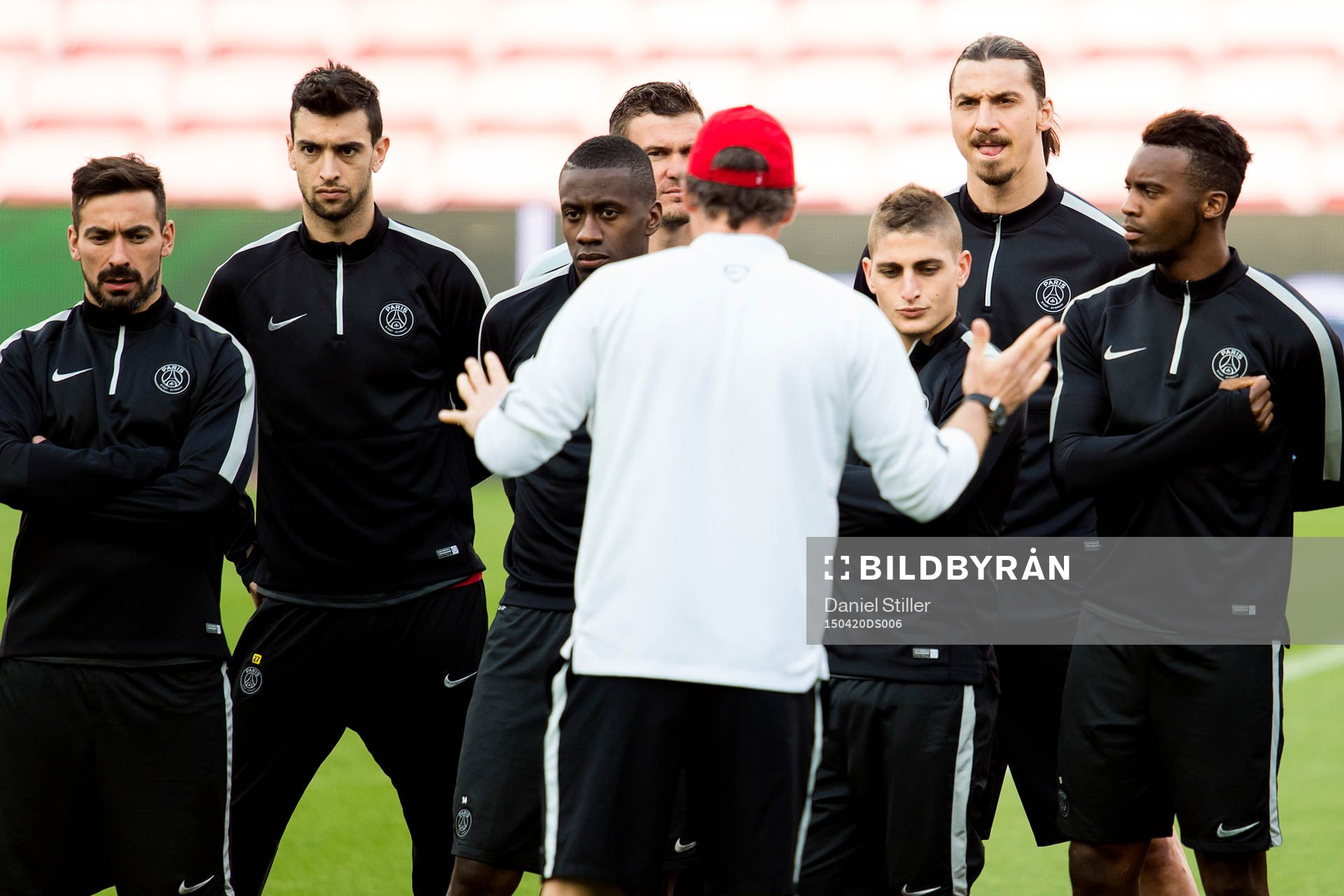 PSGs Ezequiel Lavezzi, Javier Pastors, Marco Verratti,