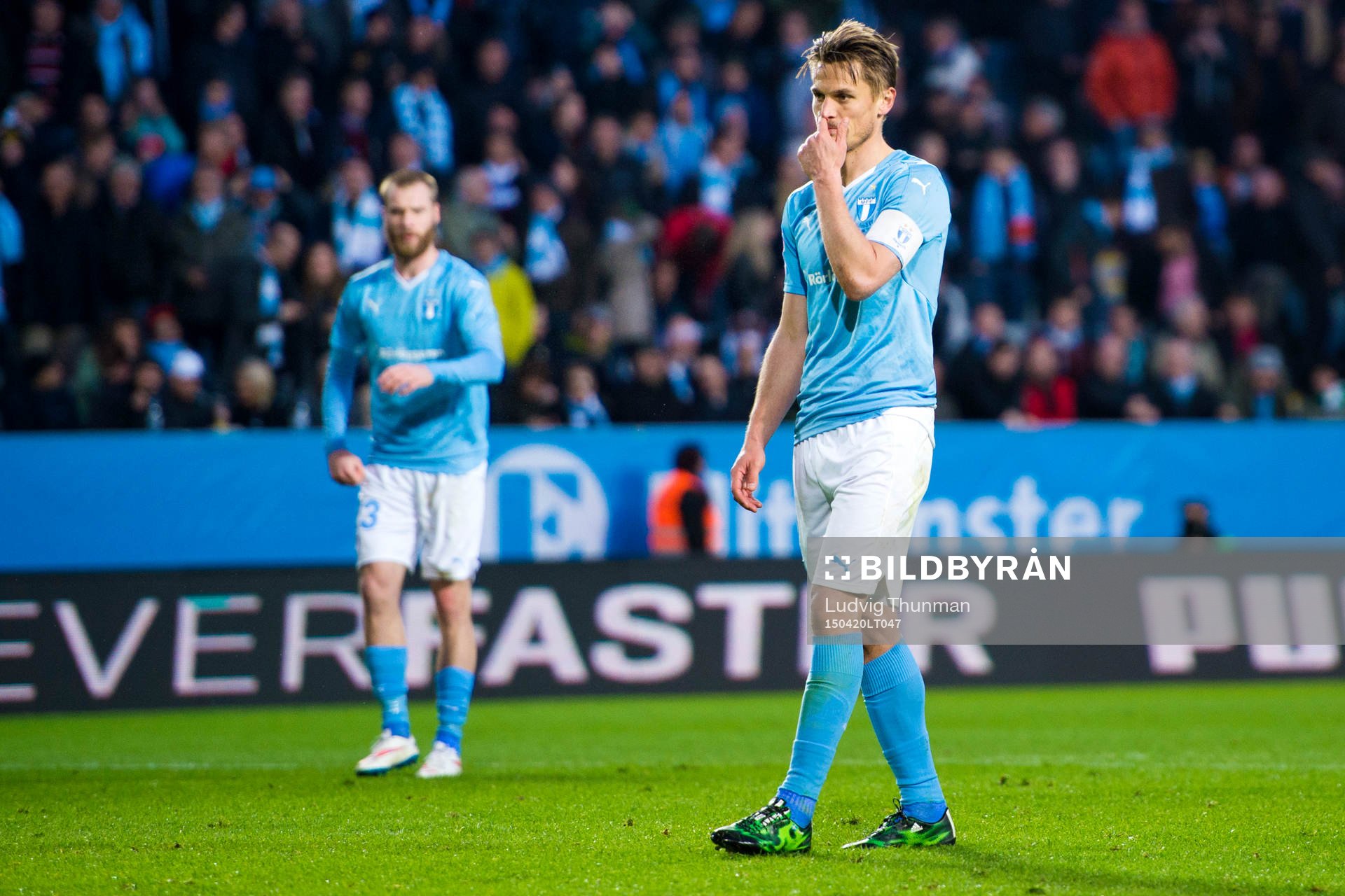 Malmö FFs Markus Rosenberg deppar