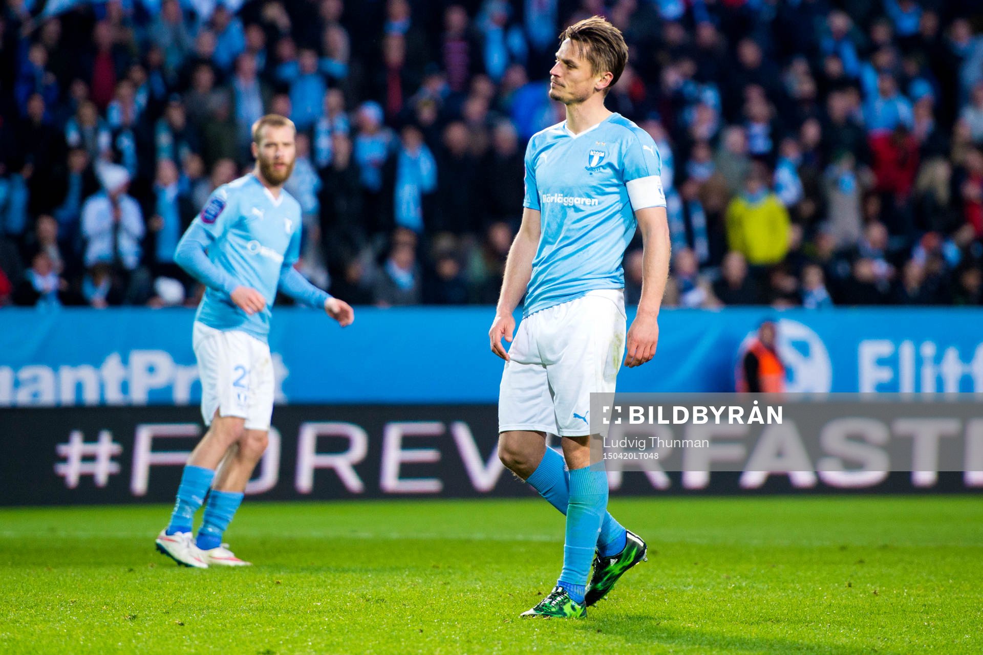 Malmö FFs Markus Rosenberg deppar