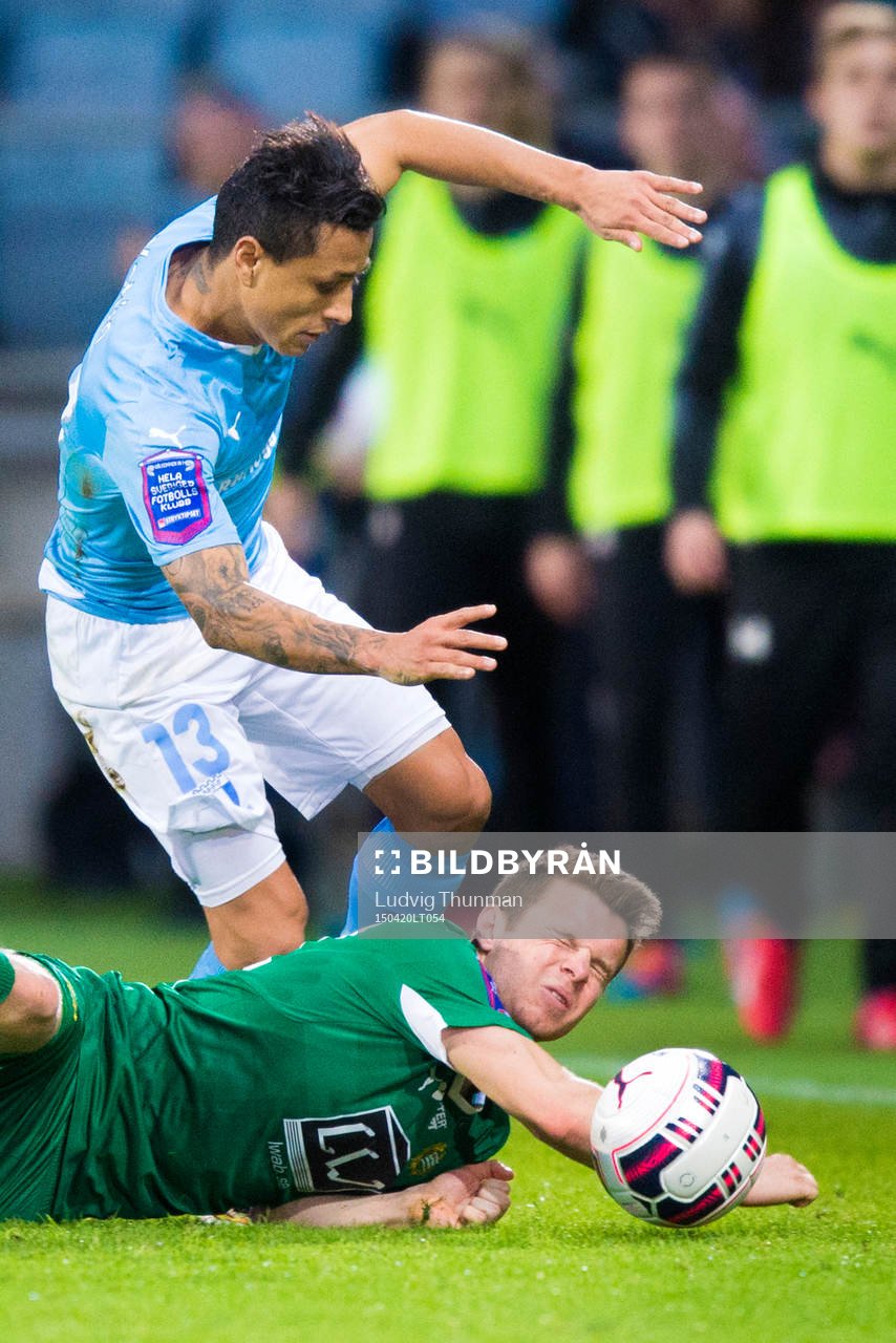 Hammarbys Måns Söderqvist faller