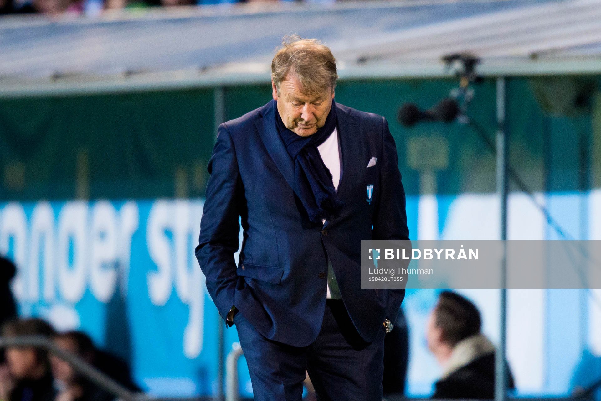 Malmö FFs tränare Åge Hareide deppar