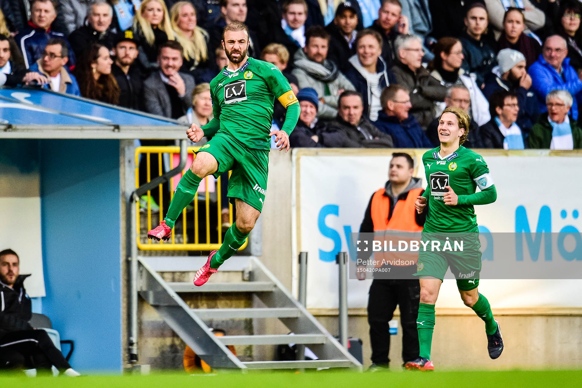 Hammarbys Kennedy Bakircioglu jublar