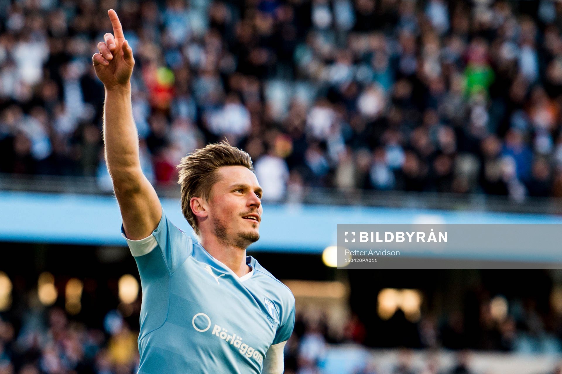 Malmö FFs Markus Rosenberg jublar