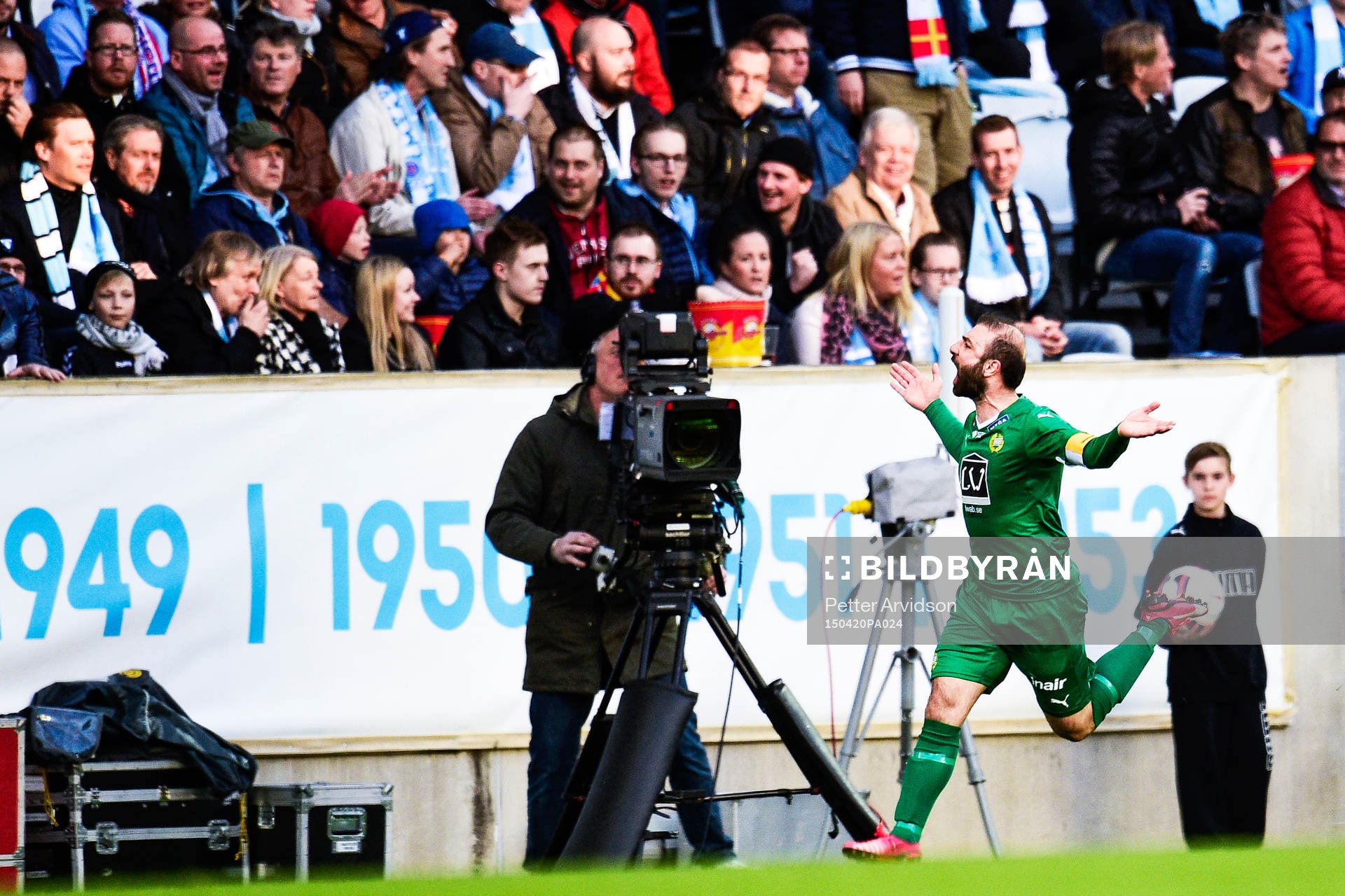 Hammarbys Kennedy Bakircioglu jublar