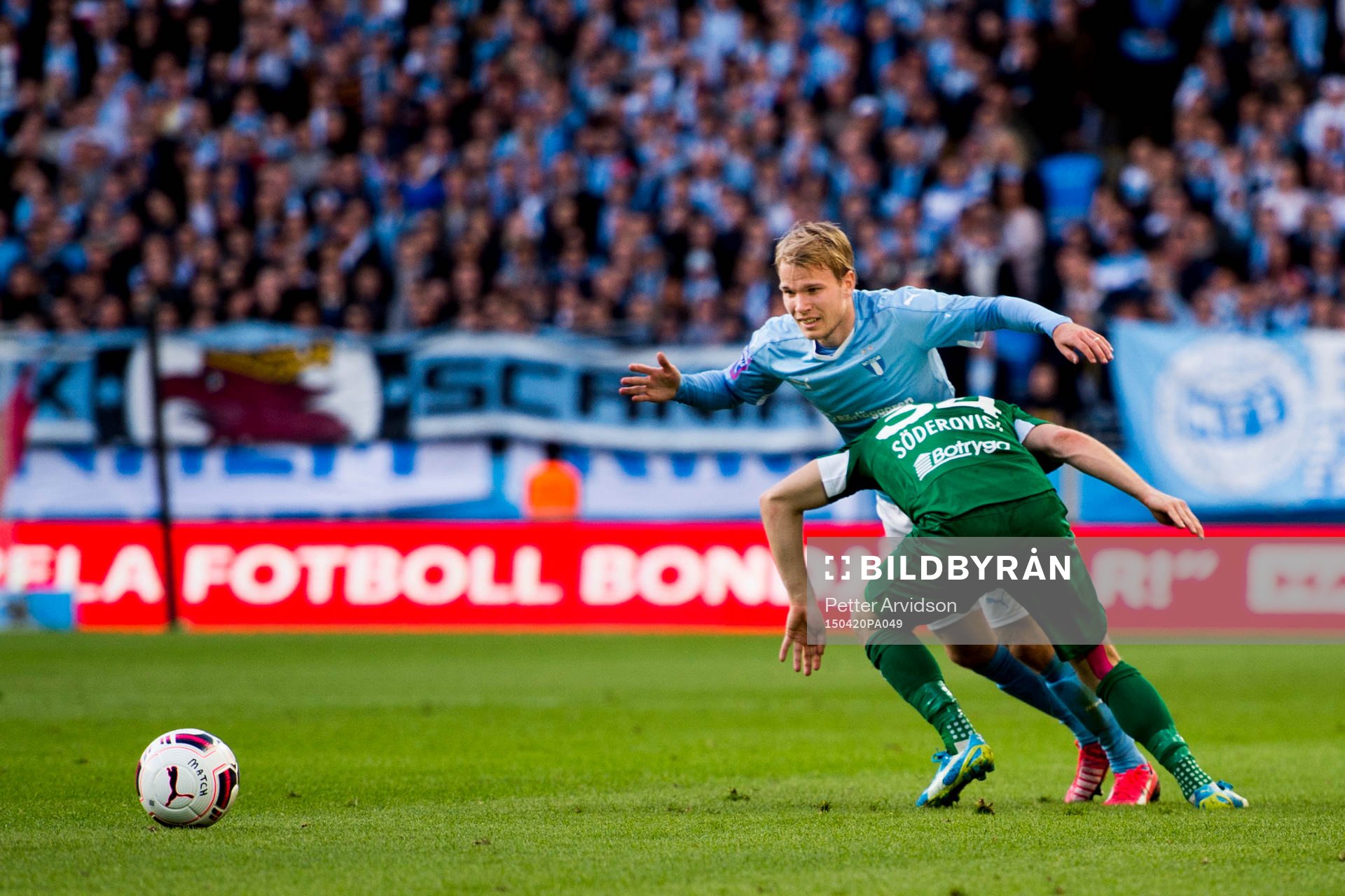 Malmö FFs Oscar Lewicki och Hammarbys Måns Söderqvist