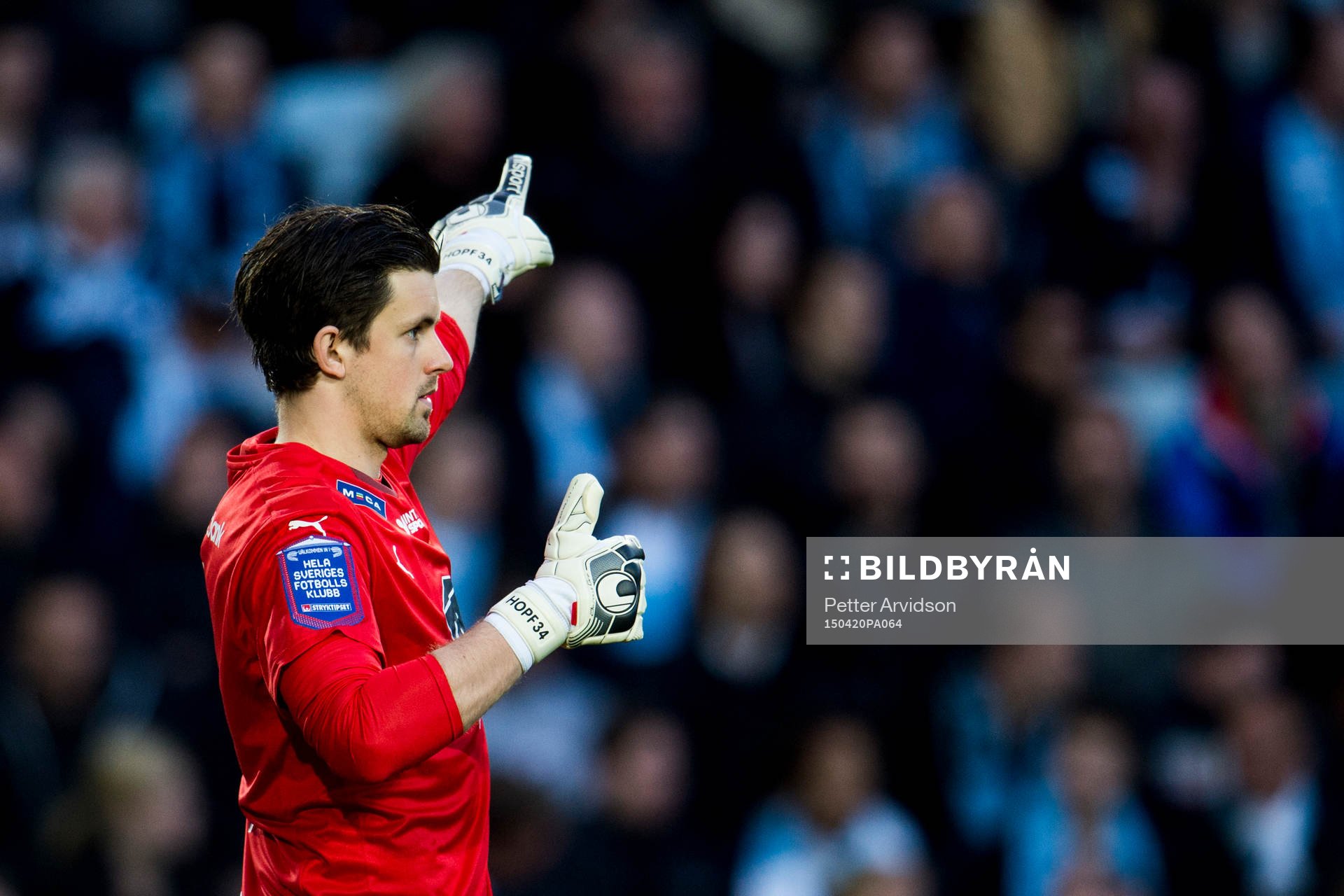 Hammarbys målvakt Johannes Hopf