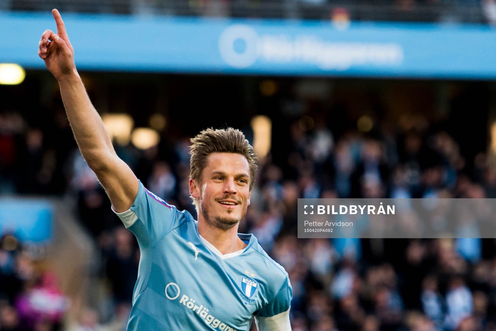 Malmö FFs Markus Rosenberg jublar