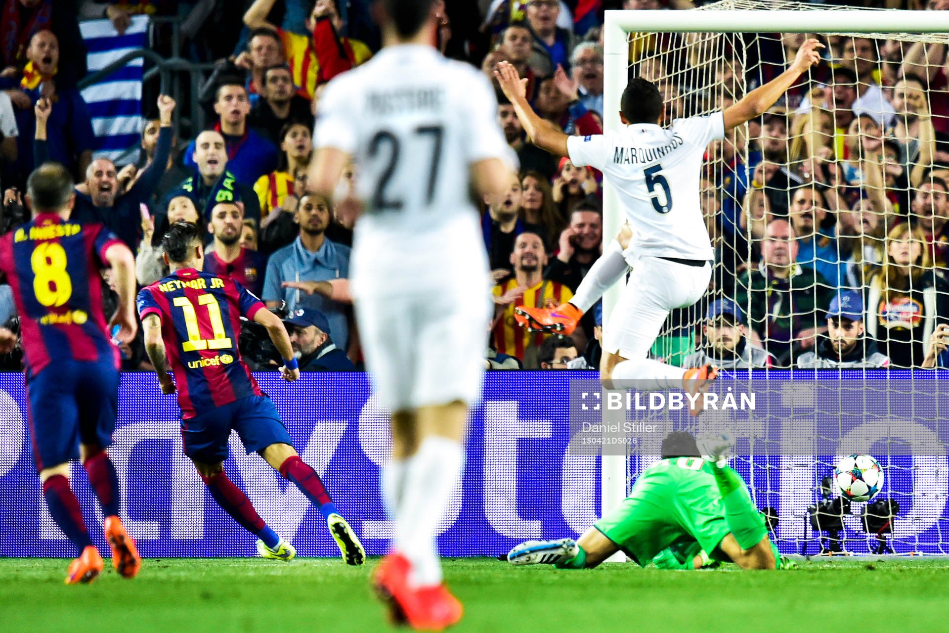 Barcelonas Neymar gör 1-0