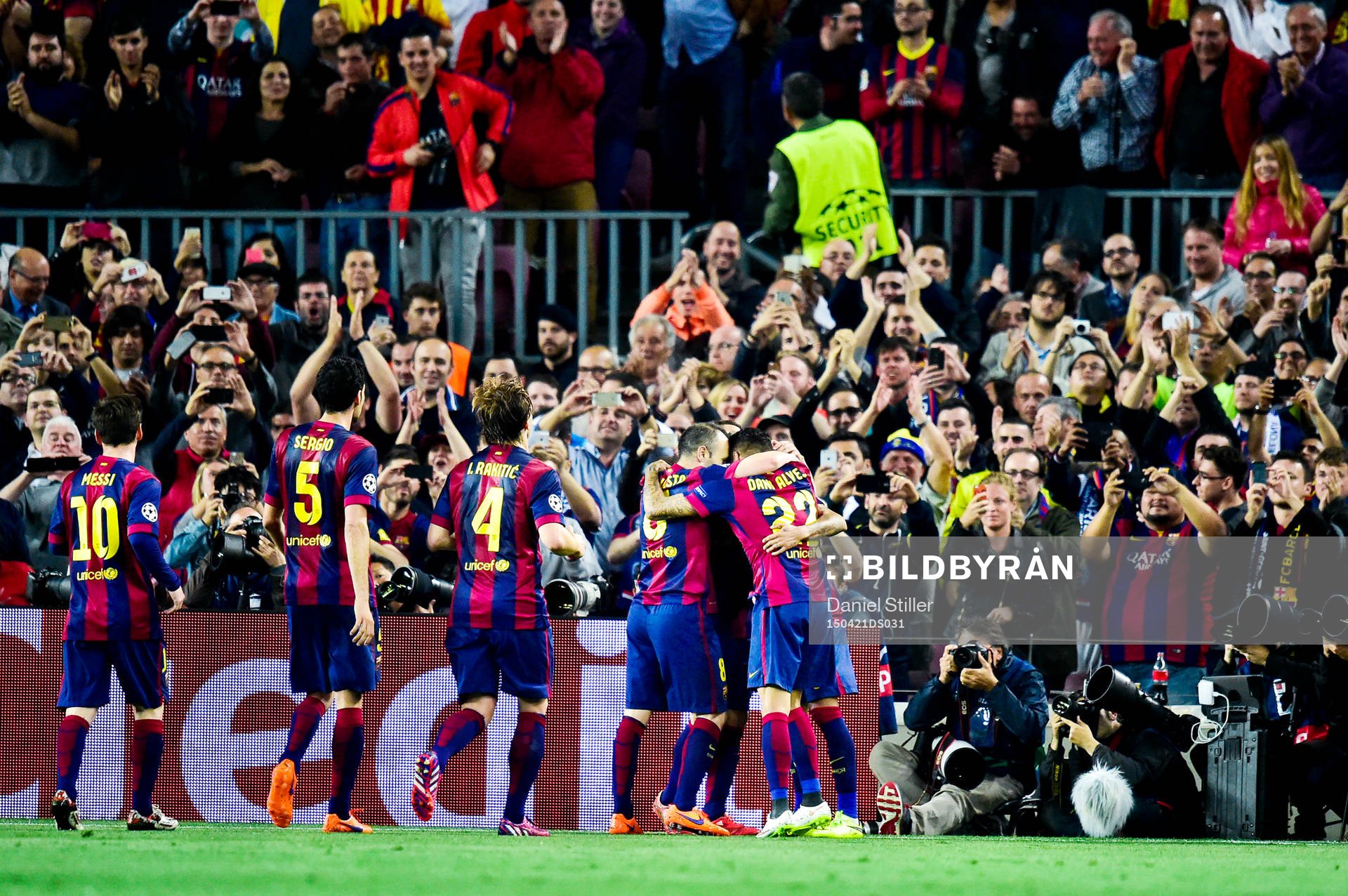 Jubel i Barcelona