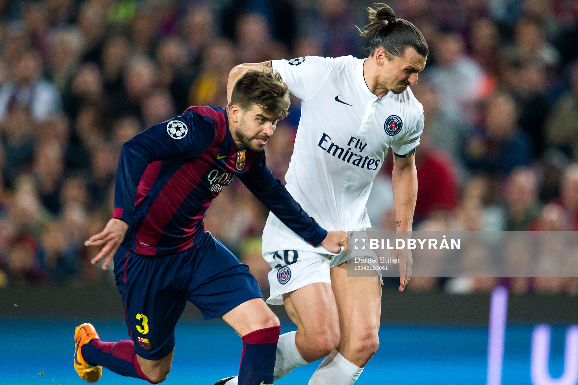 Barcelonas Gerard Piqué kopplar grepp på PSGs Zlatan