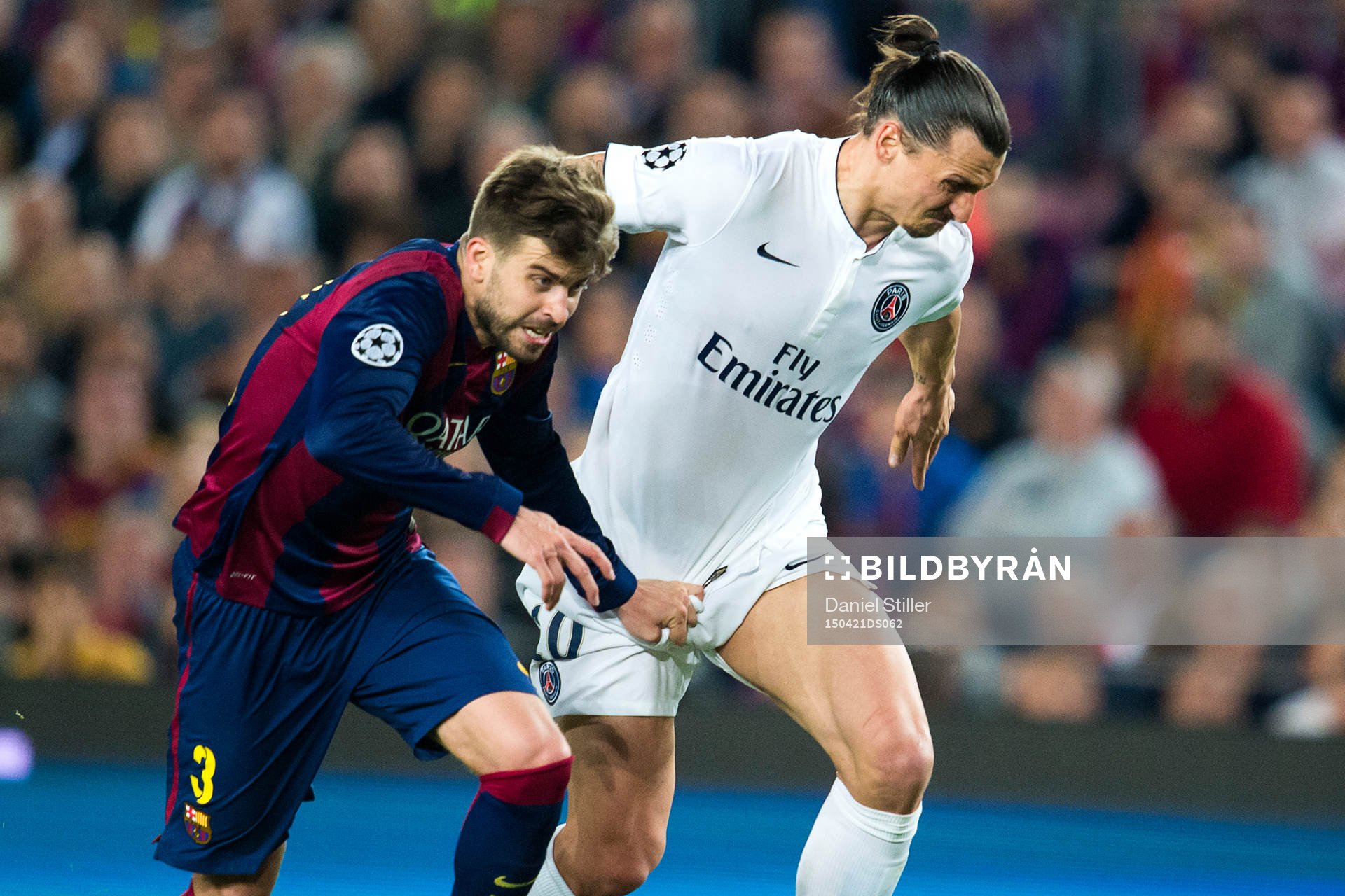 Barcelonas Gerard Piqué kopplar grepp på PSGs Zlatan