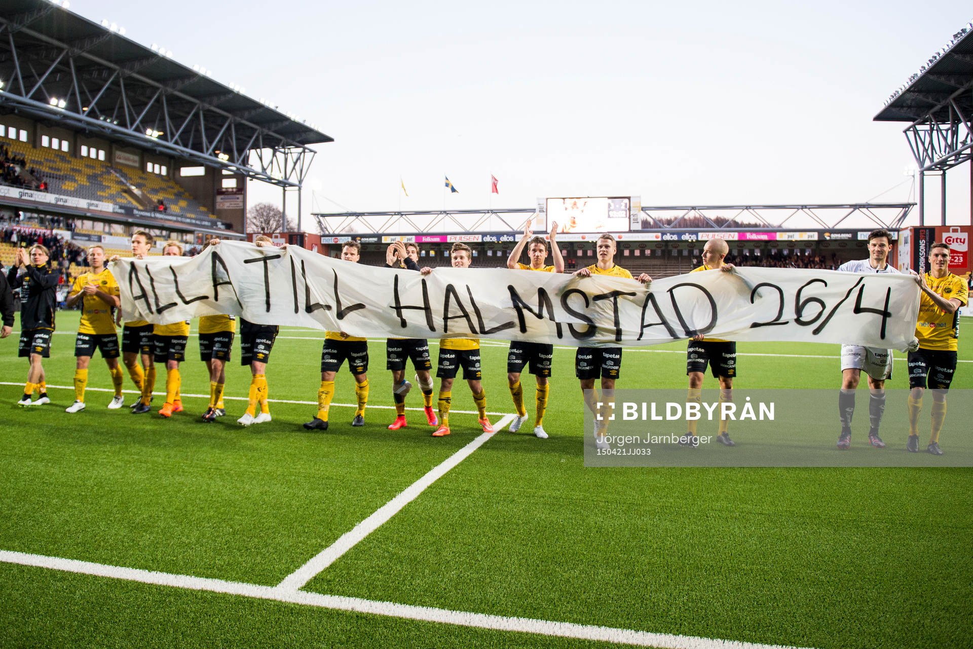 Elfsborgs spelare jublar
