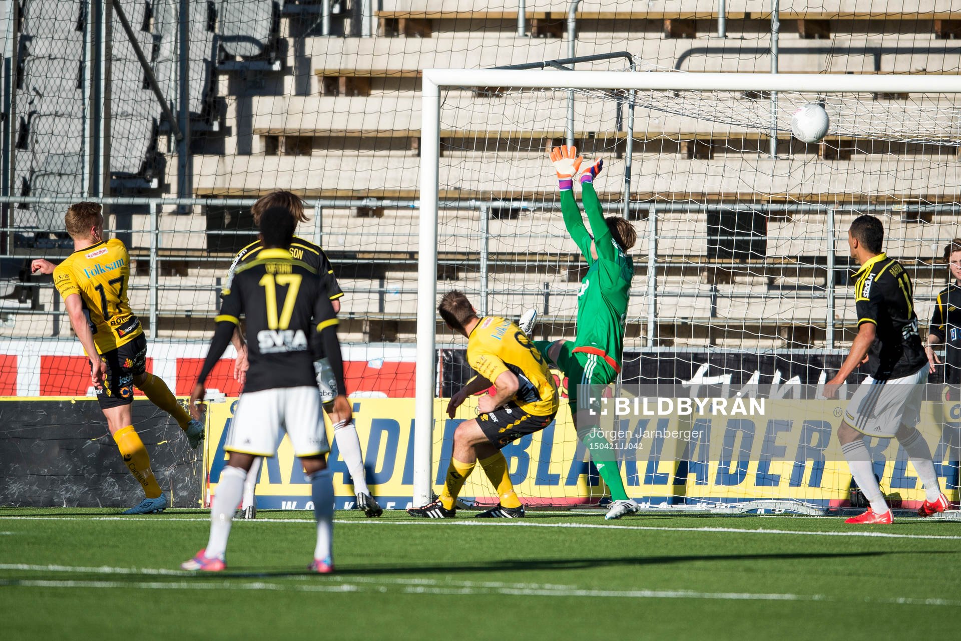 Elfsborgs Per Frick (vänster i bild) gör 2-1