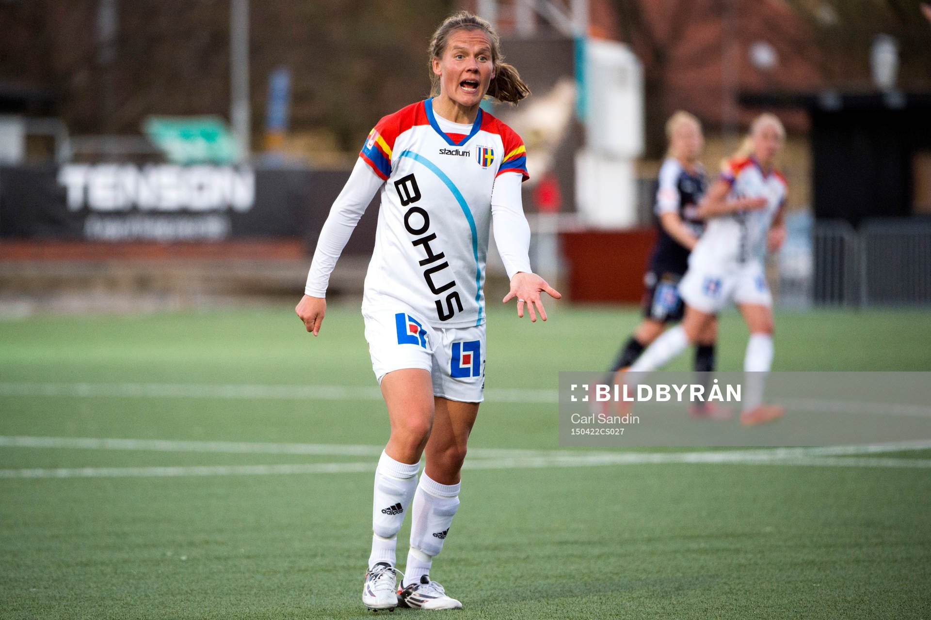 Hovås Billdals spelande tränare Jessica Juhlin reagerar