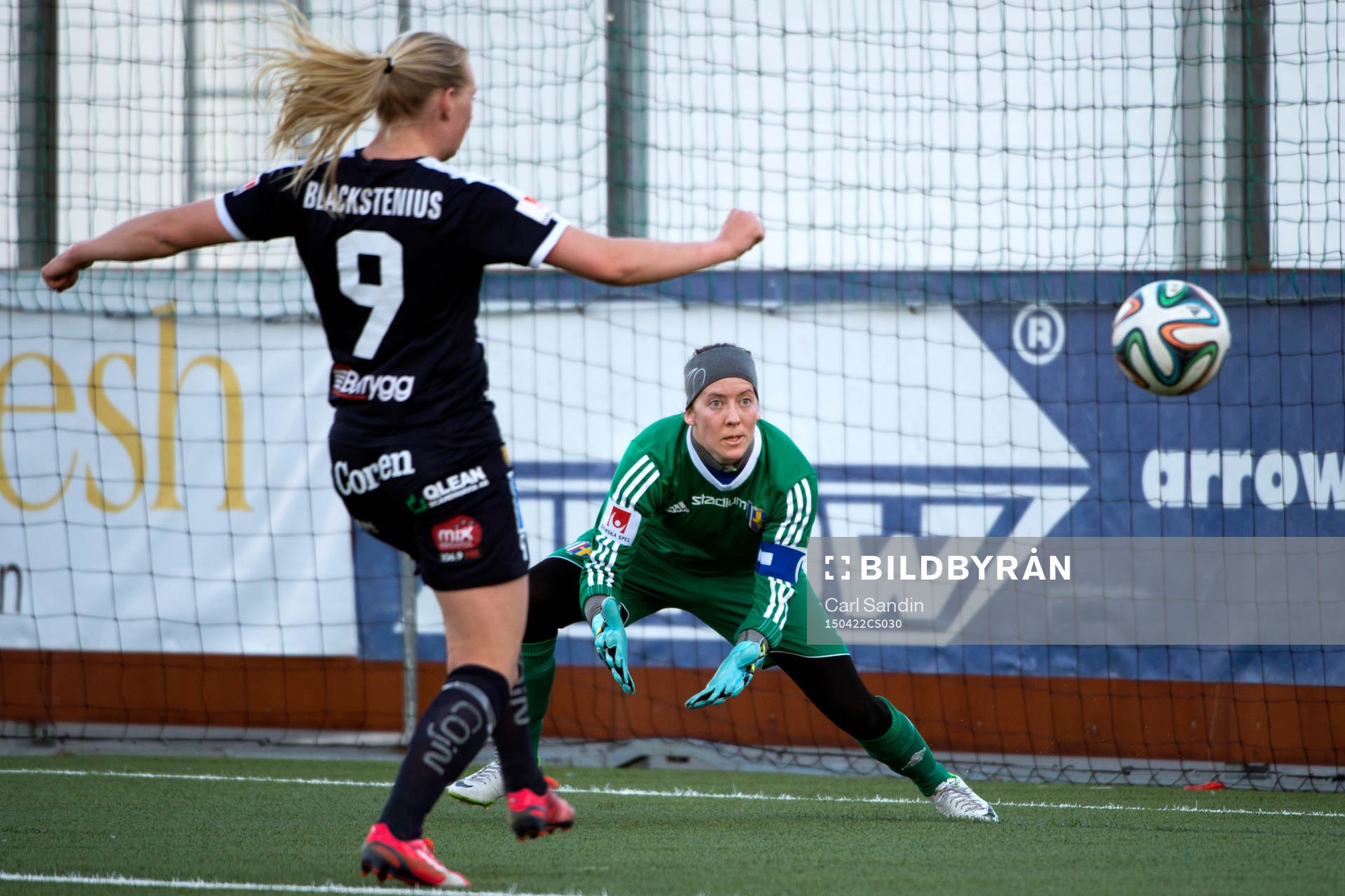 Hovås Billdals målvakt Jenny Olsson