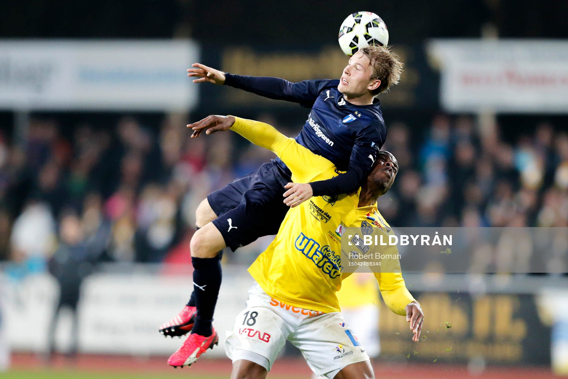 Falkenbergs Hakeem Araba och Malmö FFs Oscar Lewicki