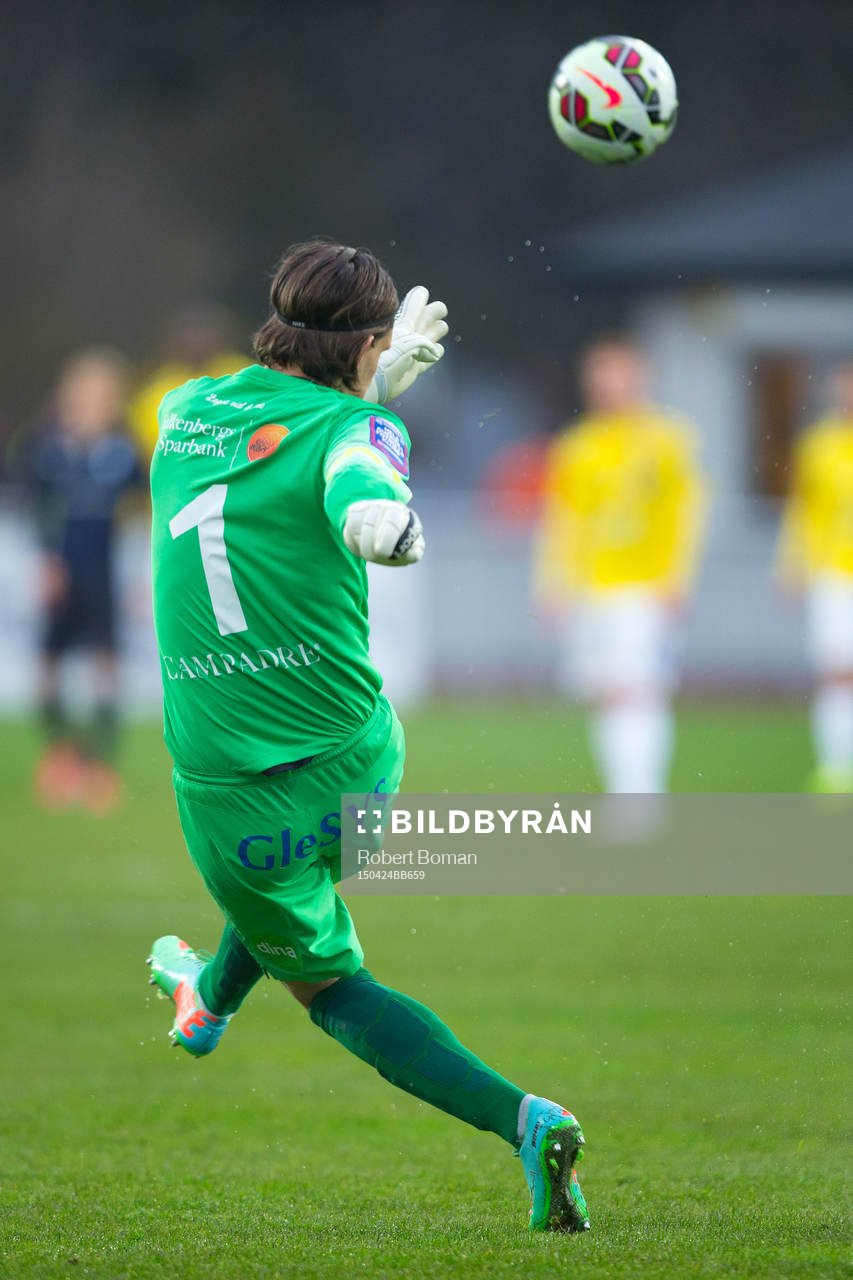 Falkenbergs Målvakt Otto Martler