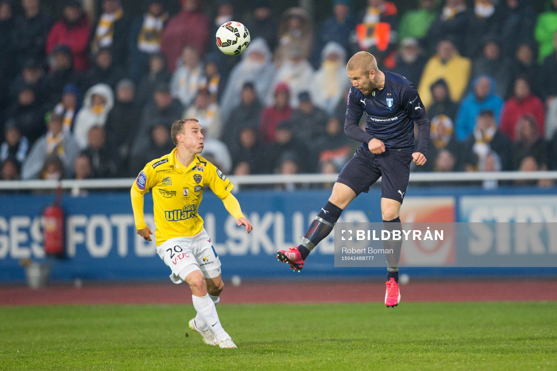under fotbollsmatchen i Allsvenskan mellan Falkenberg och