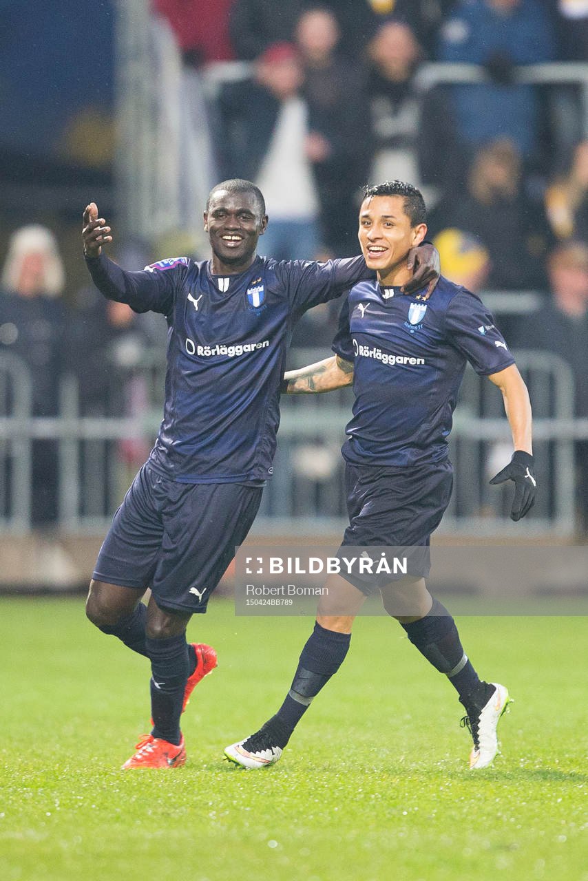 Malmö FFs spelare jublar