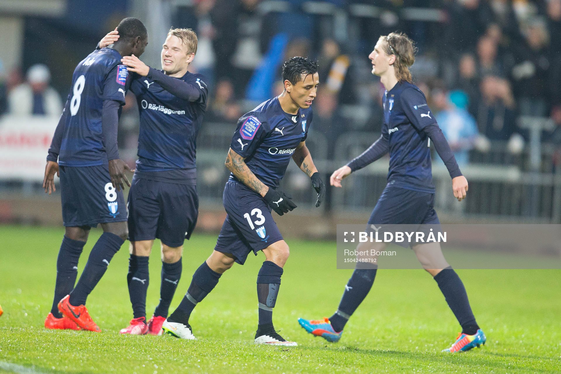 Malmö FFs spelare jublar