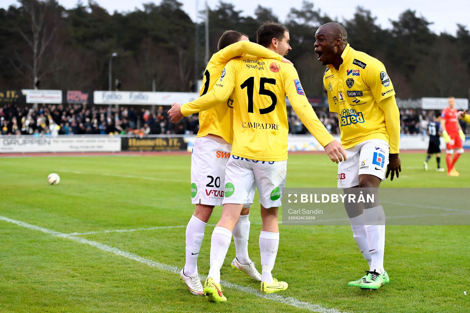 Falkenbergs Stefan Rodevåg jublar