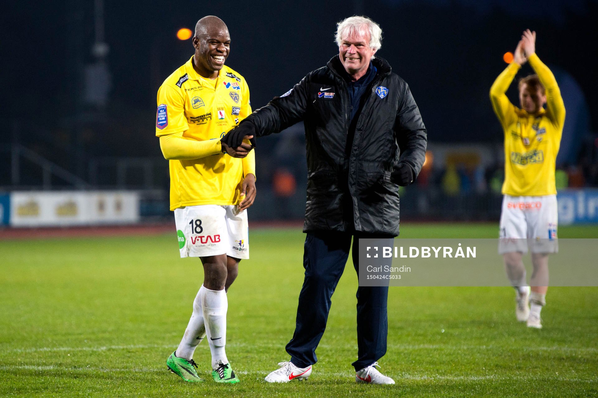 Falkenbergs Hakeem Araba jublar