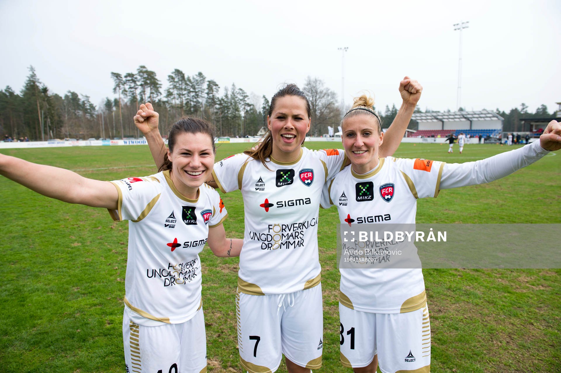 Rosengårds Ramona Bachmann, Sara Björk Gunnarsdottir och