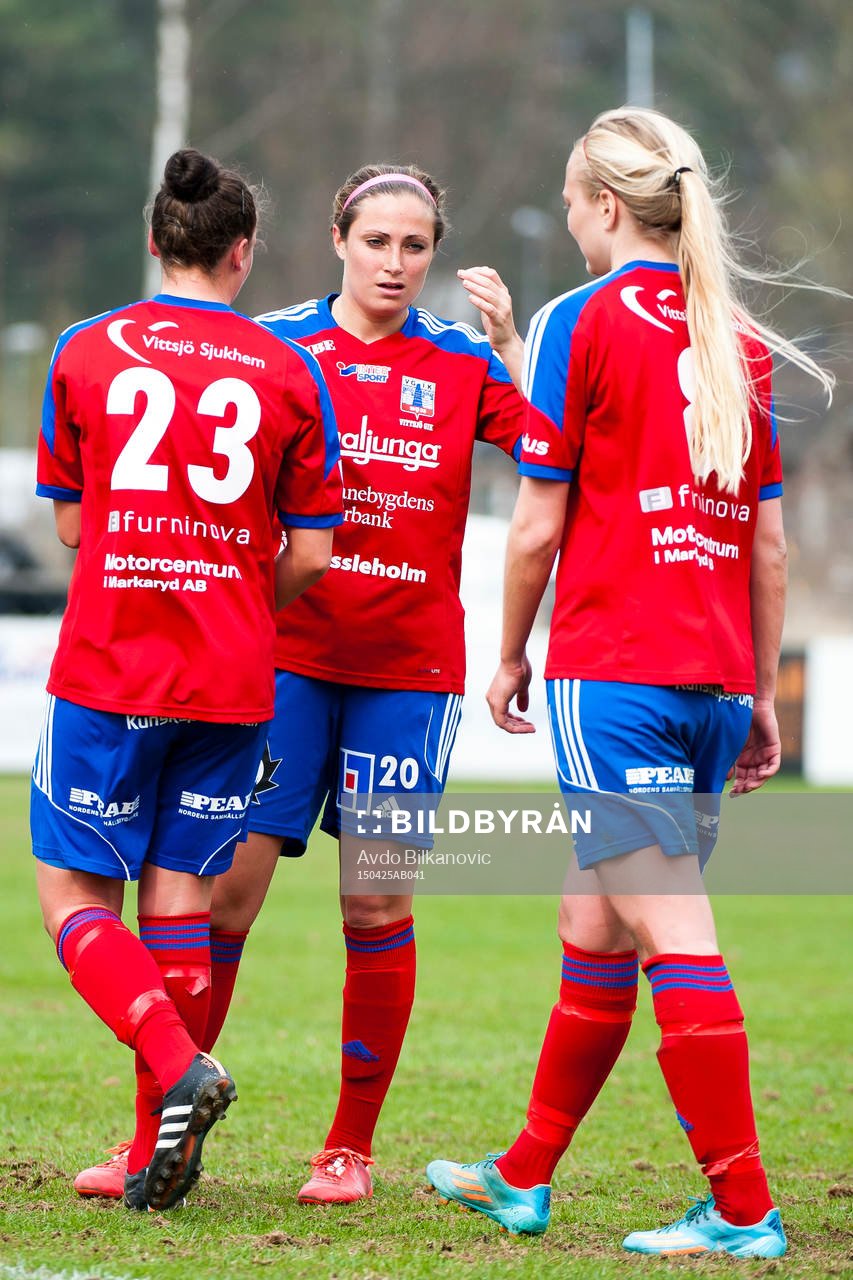 Vittsjös Anna Hjälmkvist, Erika Martinsson och Alexandra